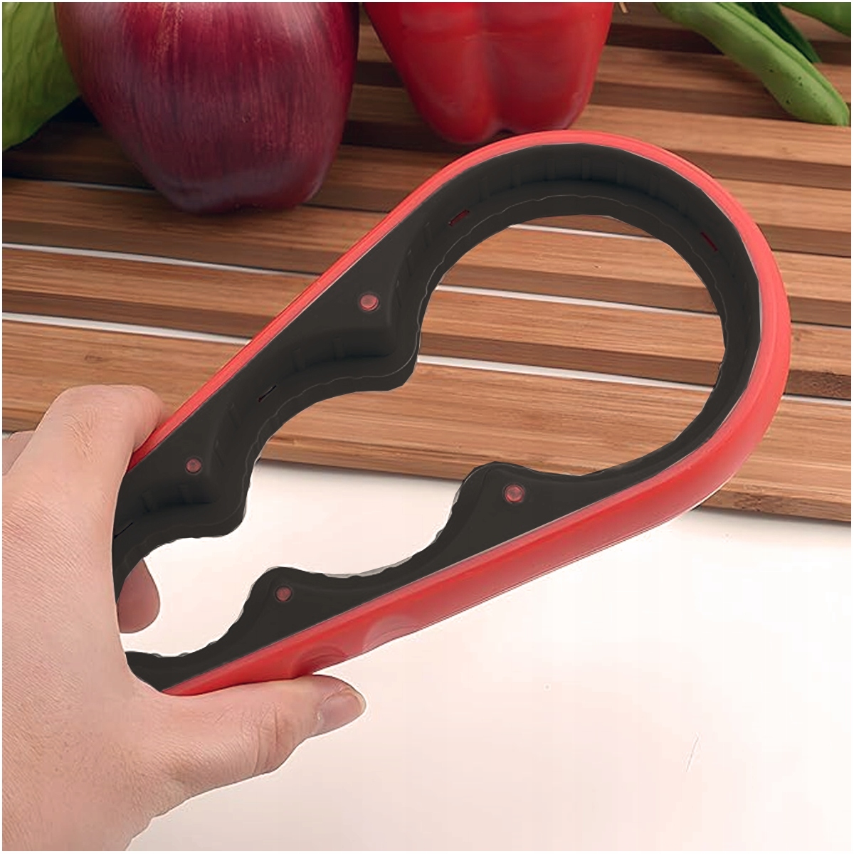 OTWIERACZ UNIWERSALNY DO SŁOIKÓW WIECZEK WEKÓW NAKRĘTEK BUTELEK RĘCZNY