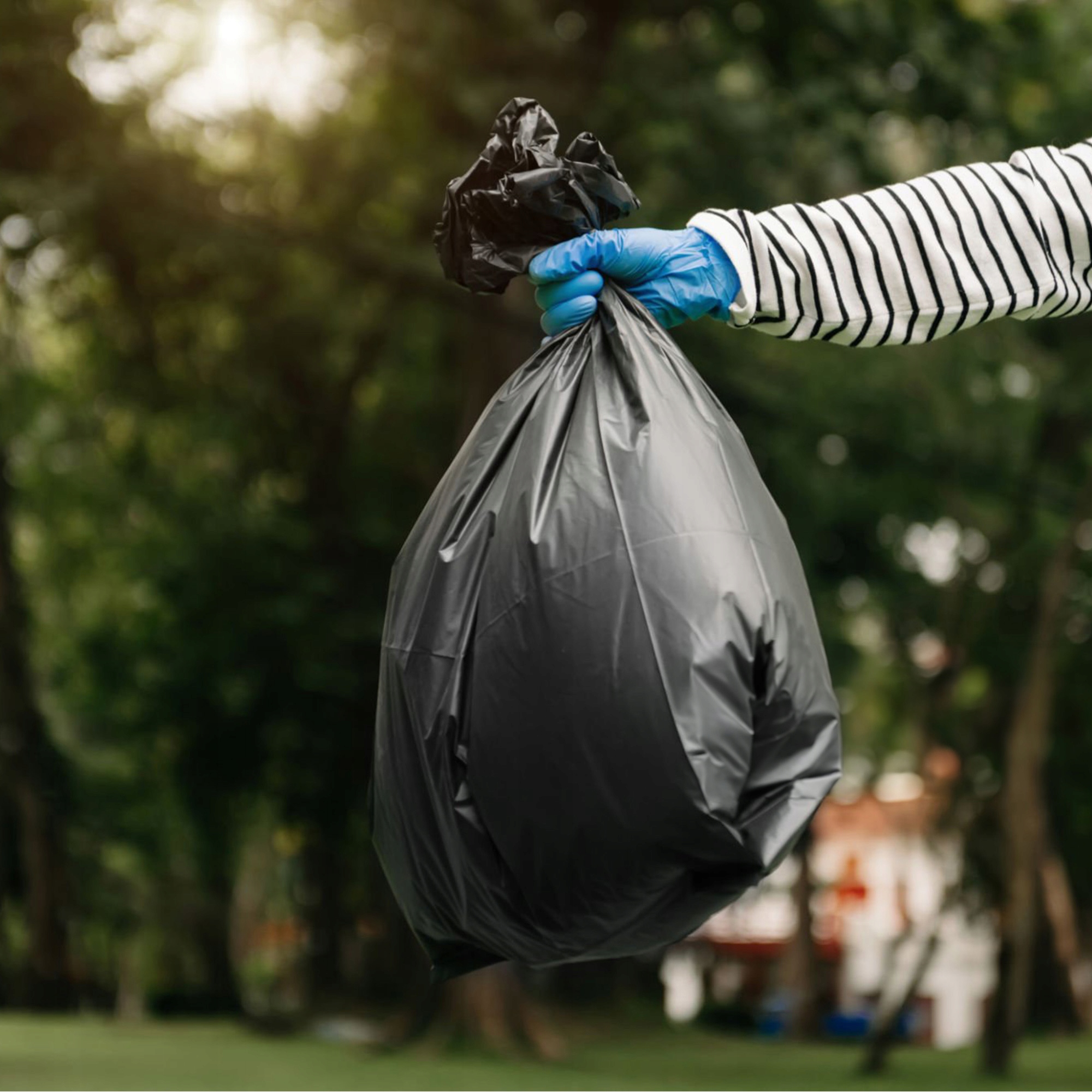 WORKI NA ŚMIECI 35L 15 SZT CZARNE DO SEGREGACJI NA ODPADY WYTRZYMAŁE