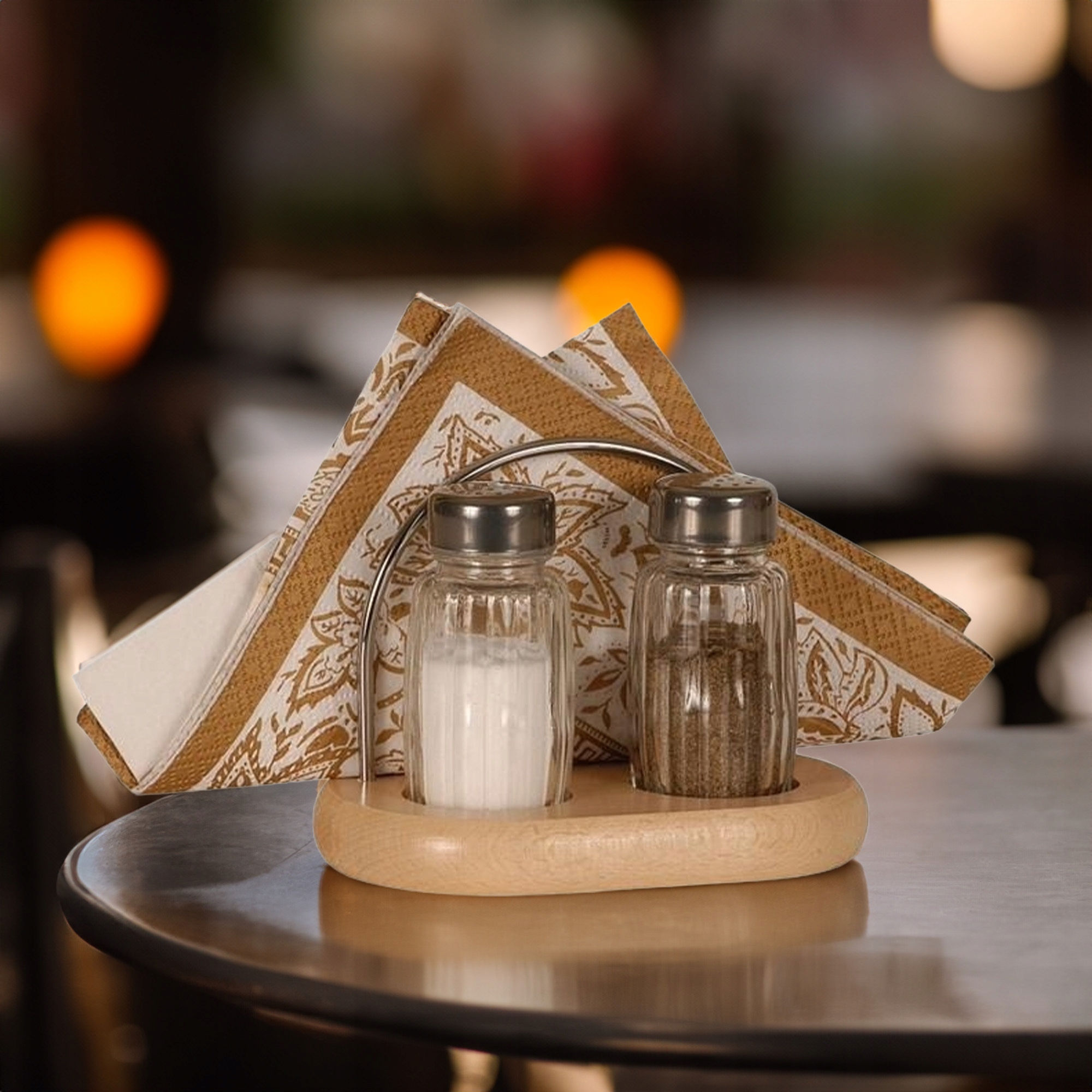 KPL SOLNICZKA PIEPRZNICZKA PRZYPRAWNIK POJEMNIKI NA SÓL PIEPRZ NA POSTAWCE