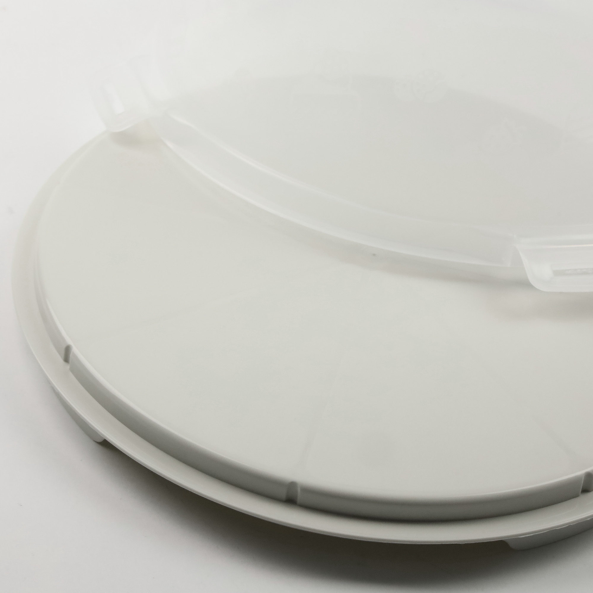 POJEMNIK NA CIASTO OKRĄGŁY 34x15cm KOLOR ECRU Z UCHWYTEM