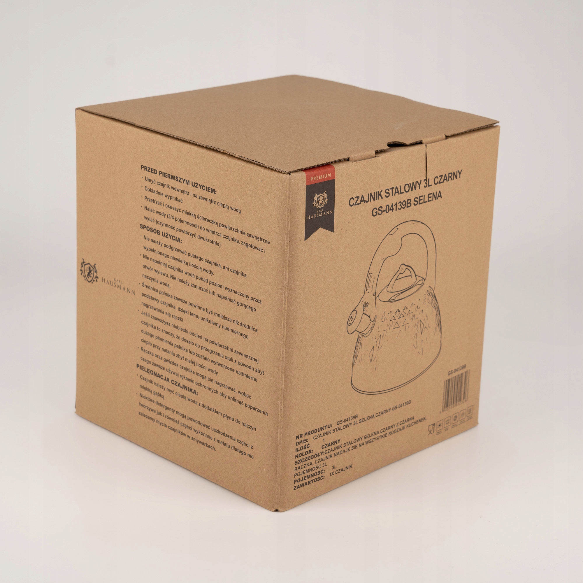 CZAJNIK tradycyjny Z GWIZDKIEM DUZY 3 l INDUKCJA GAZ WZÓR MARMUREK