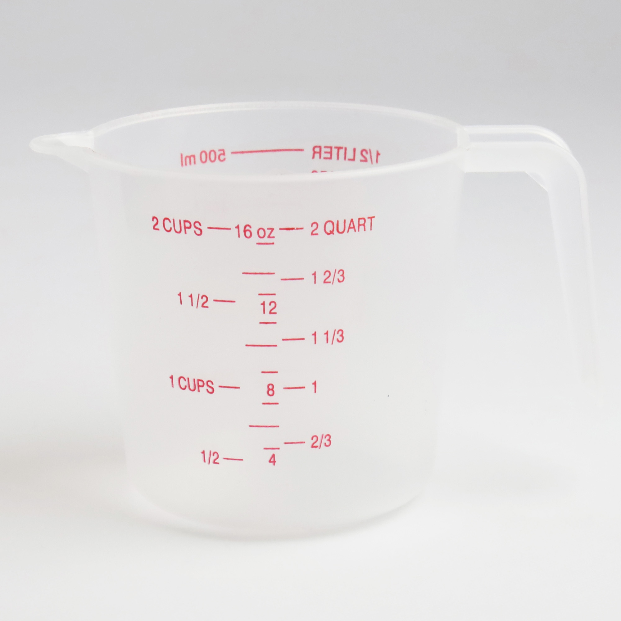 DZBANEK PLASTIKOWY Z MIARKĄ 500 ML IDEALNY DO PRECYZYJNEGO ODMIERZANIA