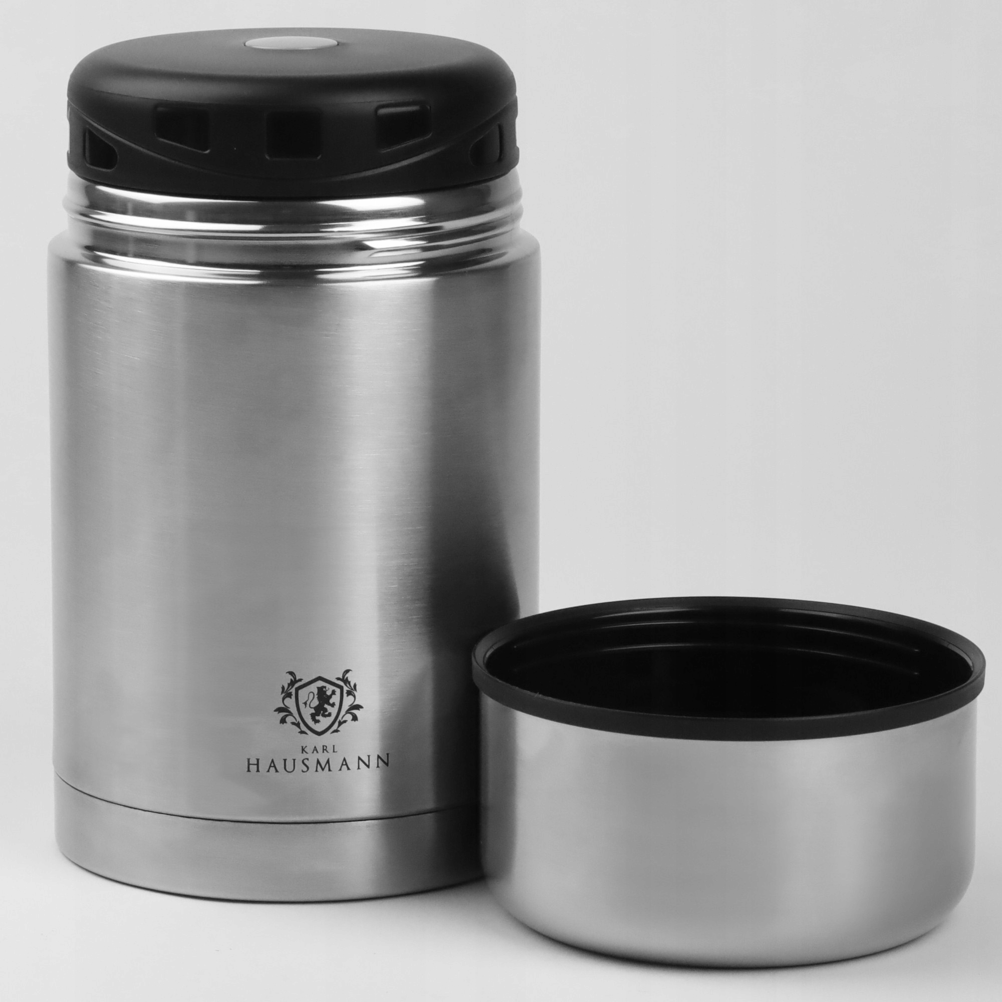 TERMOS OBIADOWY TERMICZNY POJEMNIK NA ŻYWNOŚĆ DO PRACY SZKOŁY 750 ML STAL