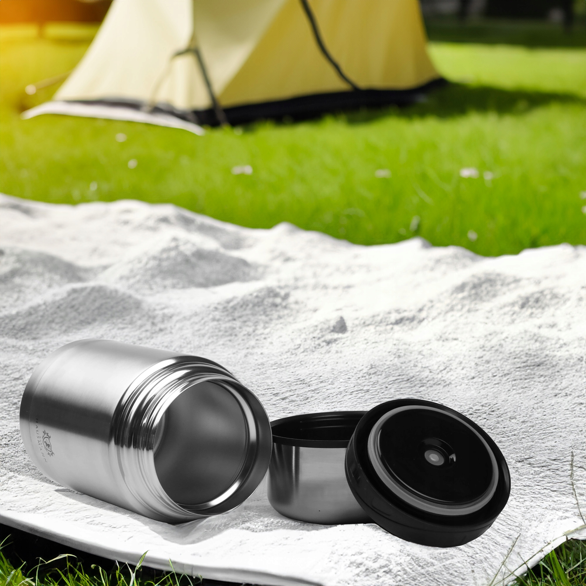 TERMOS OBIADOWY TERMICZNY POJEMNIK NA ŻYWNOŚĆ DO PRACY SZKOŁY 750 ML STAL