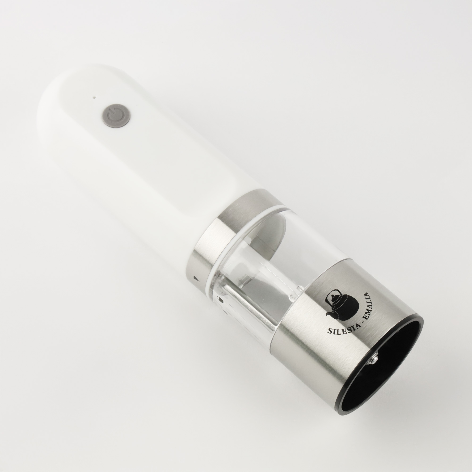 MŁYNEK ELEKTRYCZNY DO MIELENIA BIAŁY PRZYPRAW SOLI PIEPRZU PRZYPRAW NA USB