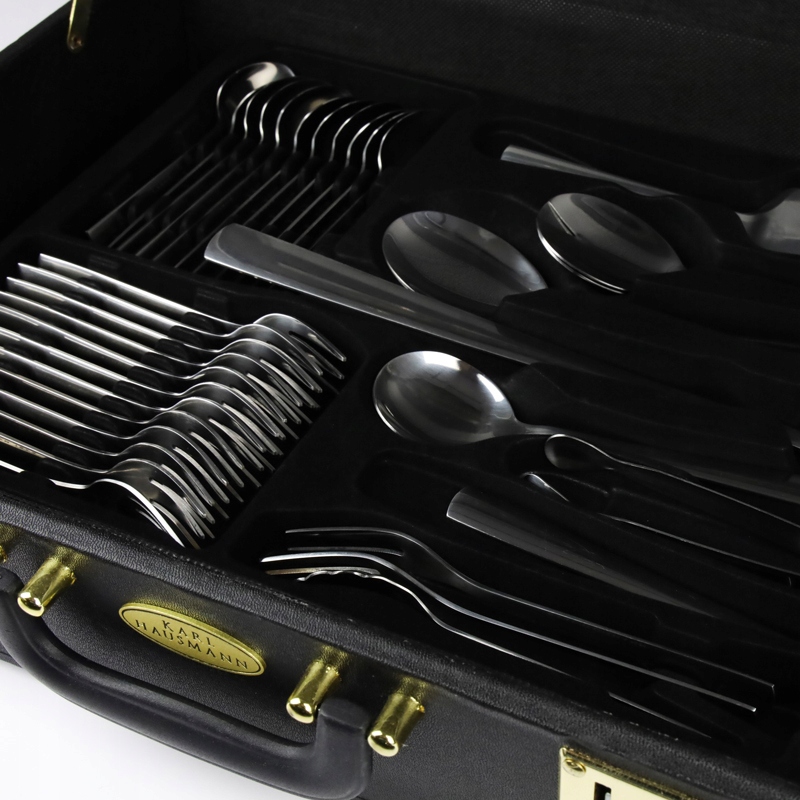 ZESTAW SZTUĆCE 72 el kpl WALIZKA SREBRNE POŁYSK 12