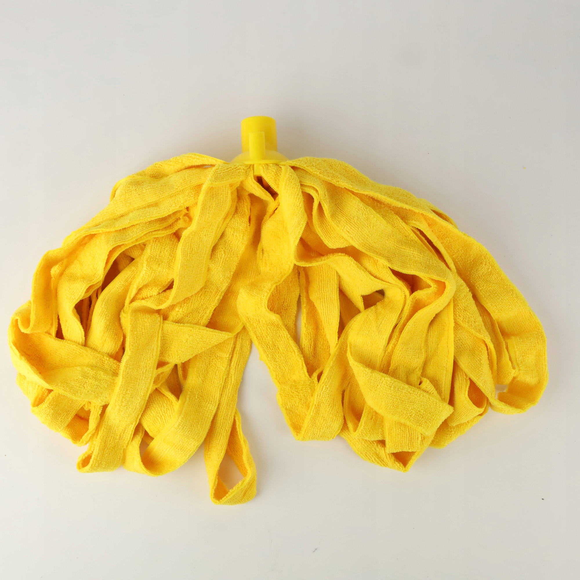 KOŃCÓWKA DO MOPA ZÓŁTA Z MIKROFIBRY PASKOWA SUPERCHLONNA KLARA