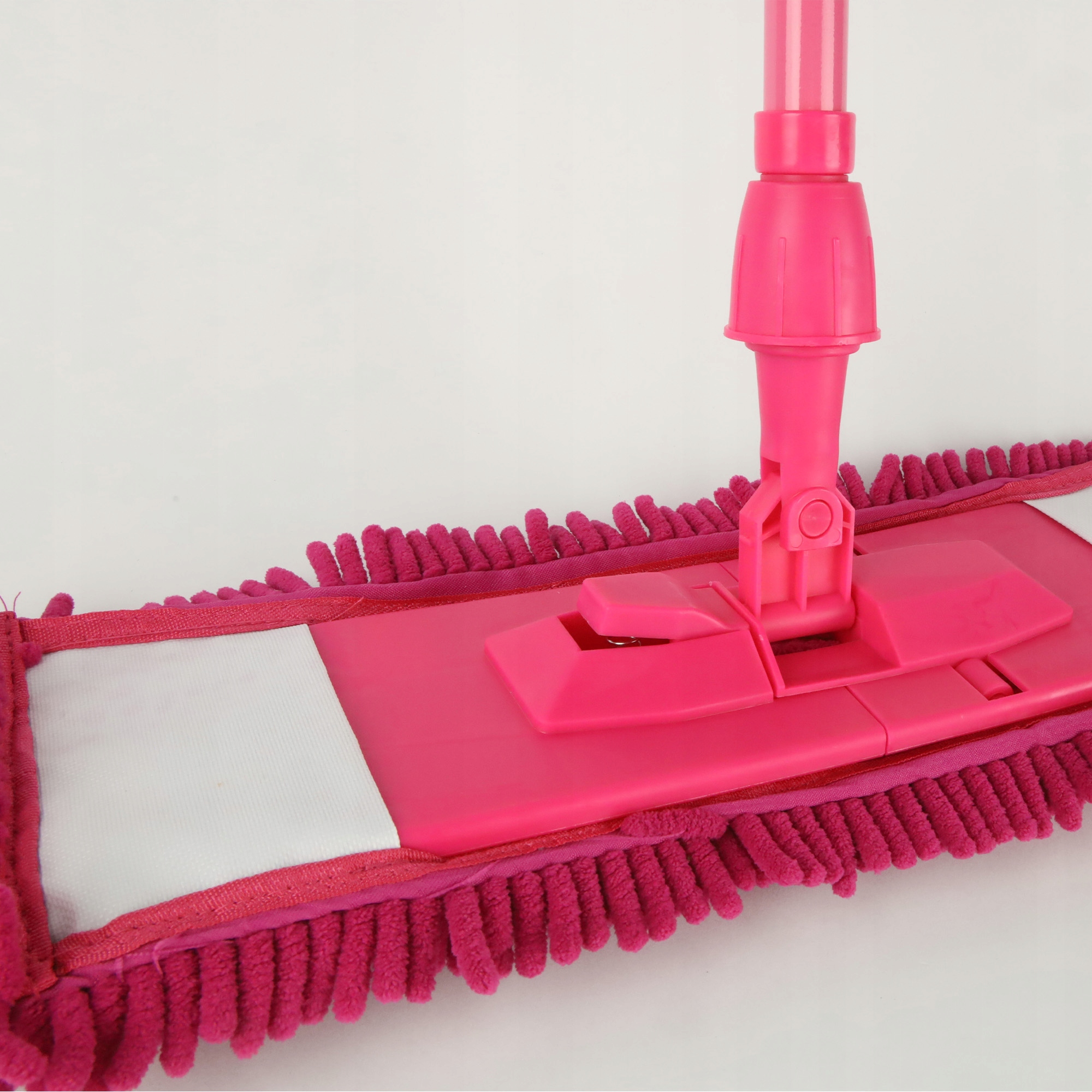 KPL TELESKOPOWY MOP RÓŻOWY + ZAPAS SZENILOWY PŁASKI ULTRA CHŁONNY BEZ SMUG