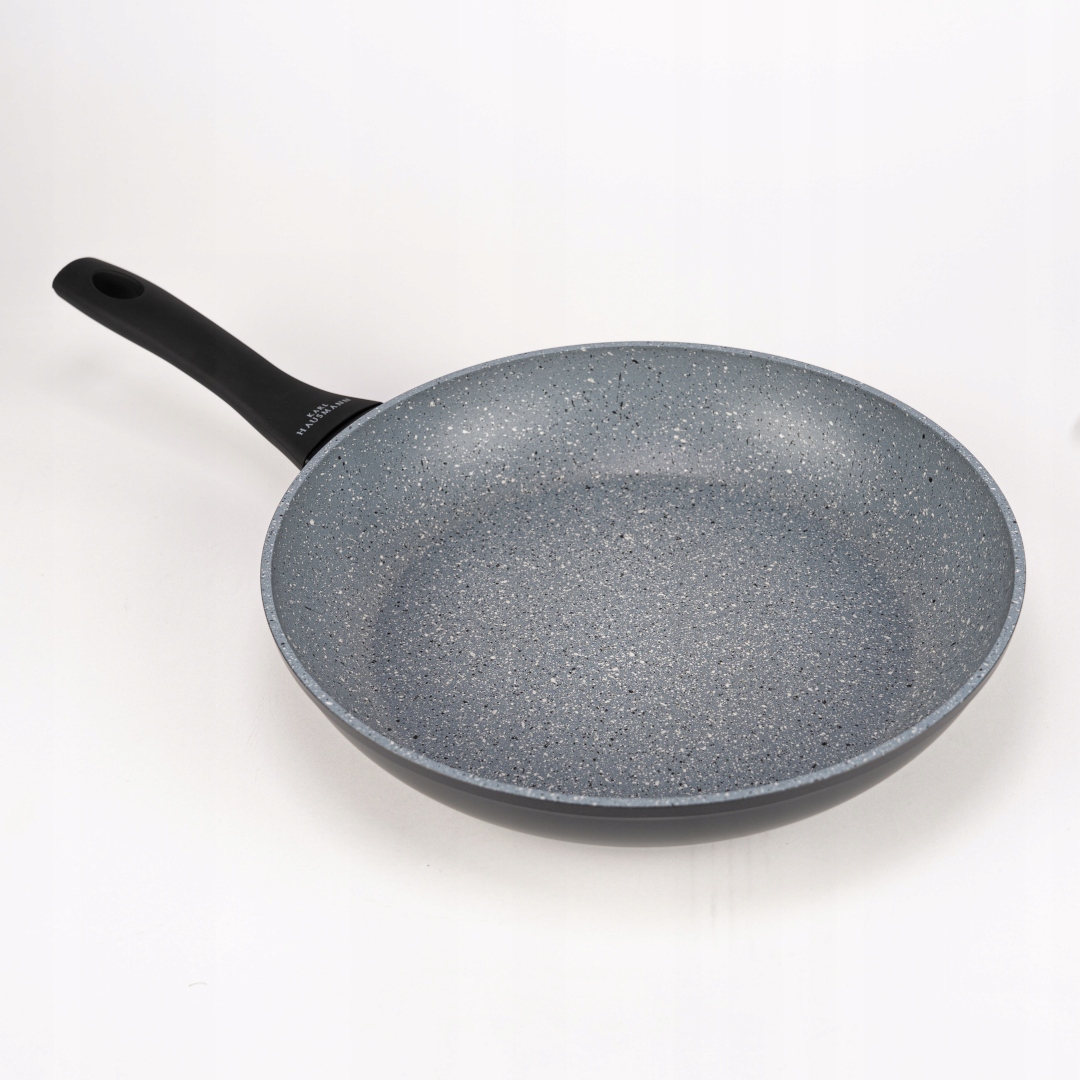 KOMPLET 4 PATELNI GRANITOWYCH INDUKCJA NON STICK