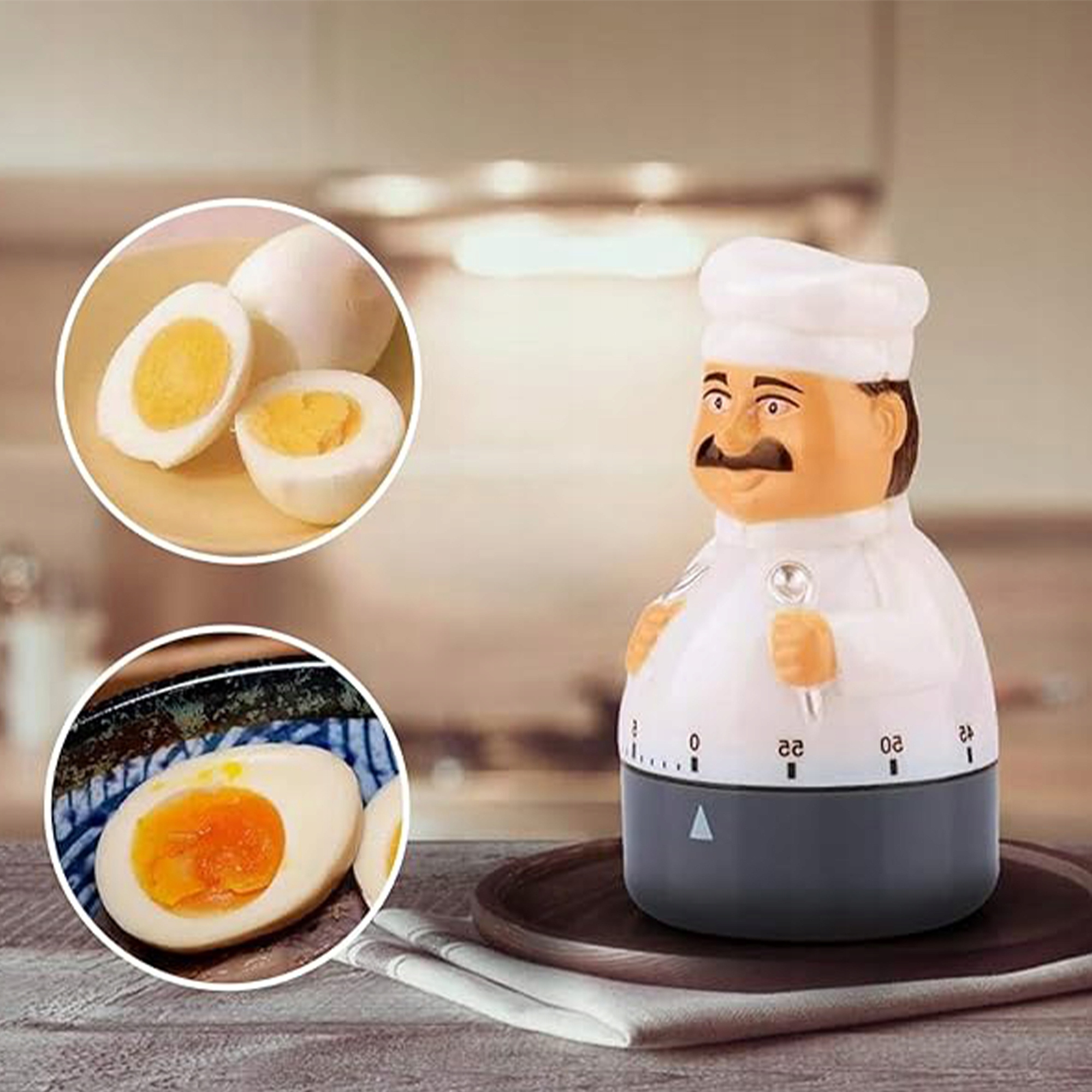 MINUTNIK KUCHENNY CZASOMIERZ TIMER DO ODMIERZANIA CZASU GOTOWANIA JAJEK