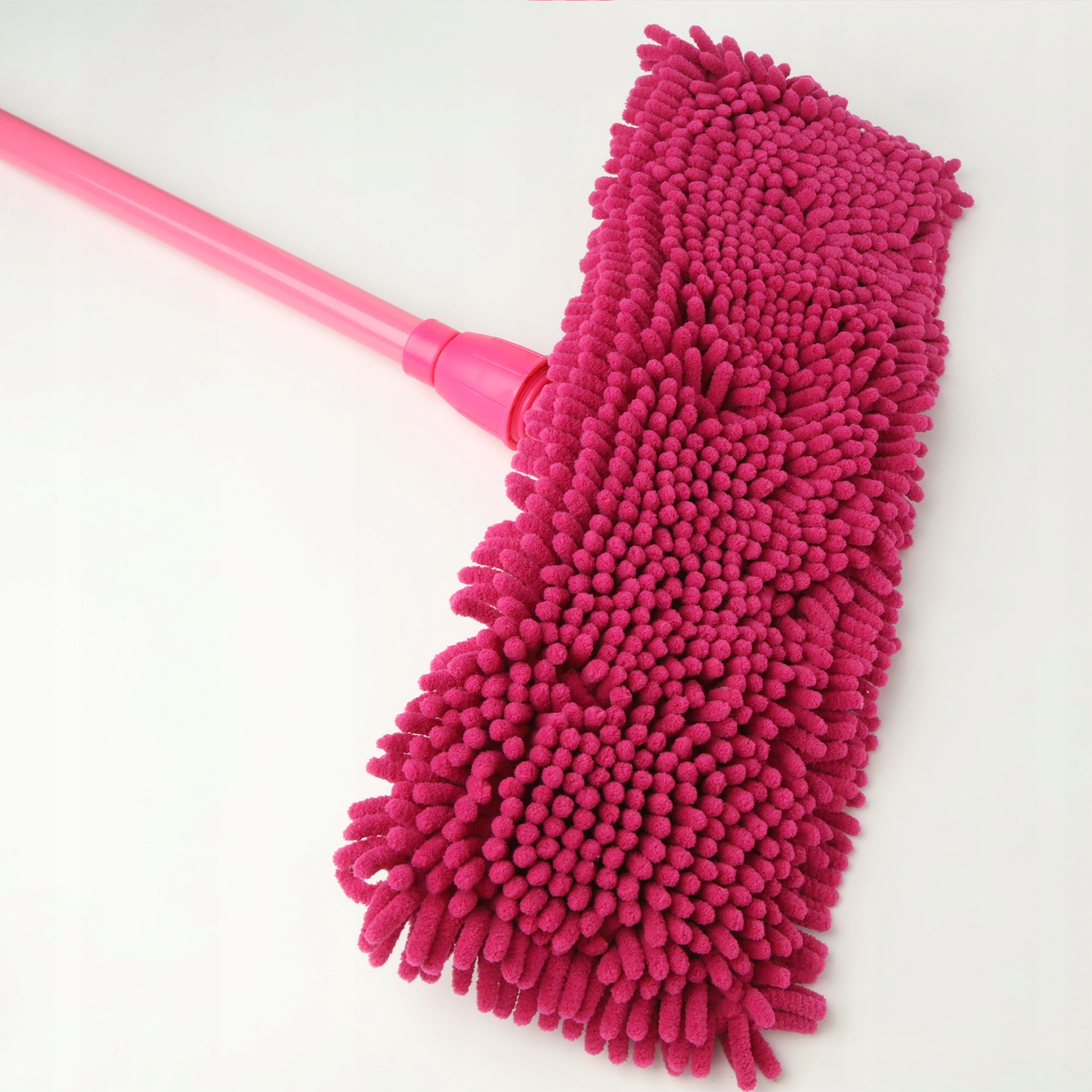 KPL TELESKOPOWY MOP RÓŻOWY + ZAPAS SZENILOWY PŁASKI ULTRA CHŁONNY BEZ SMUG