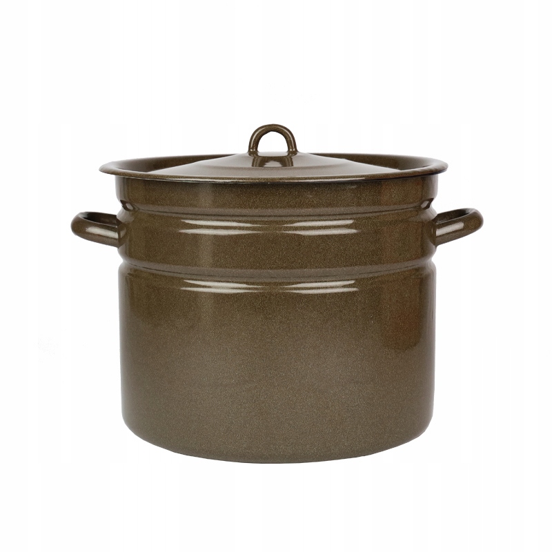 GARNEK EMALIOWANY POWDILAK 20 L Z POKRYWKĄ DO GOTOWANIA POTRAW PRZETWORÓW