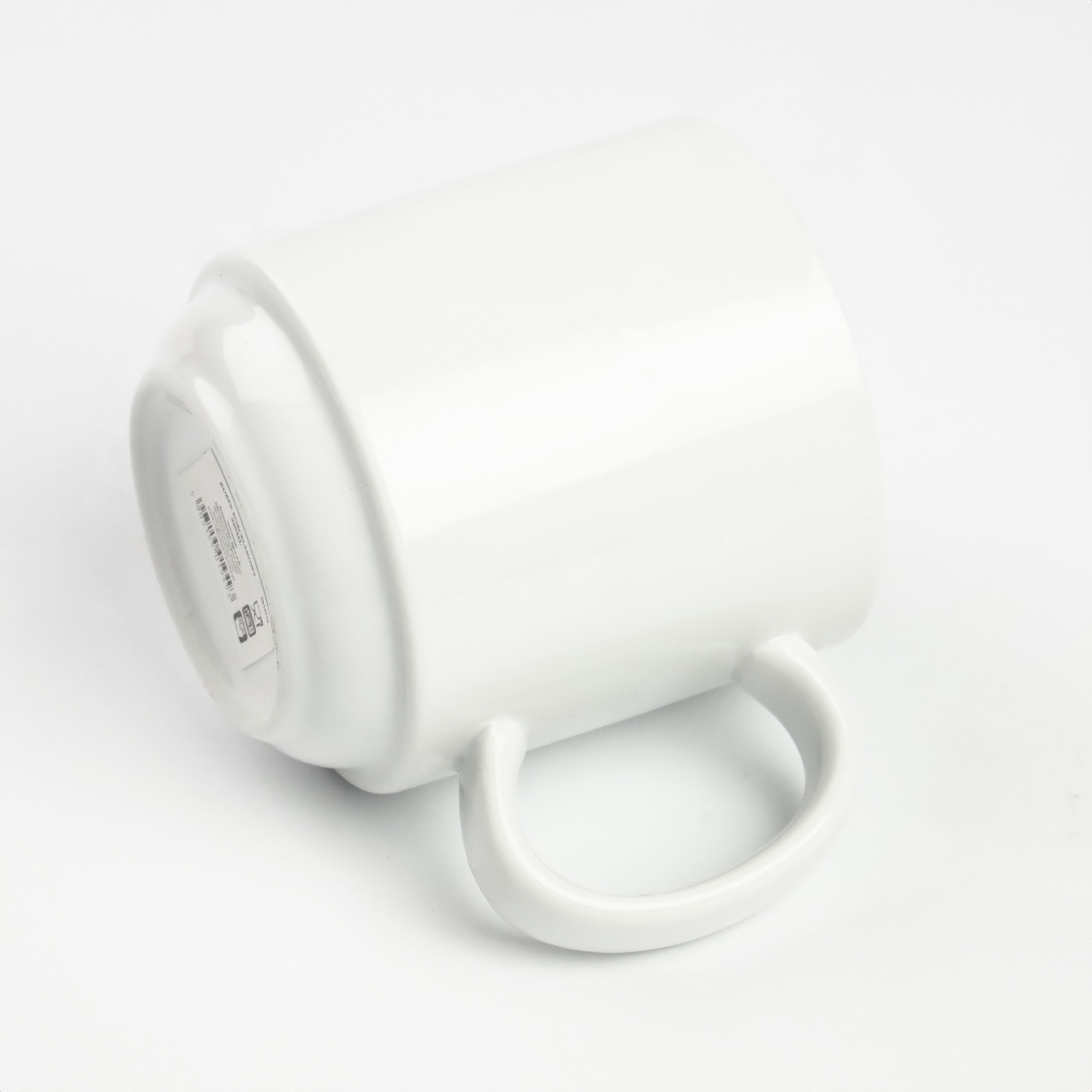 KUBEK PORCELANOWY BIAŁY 350ML Z UCHEM DO KAWY HERBATY UNIWERSALNY