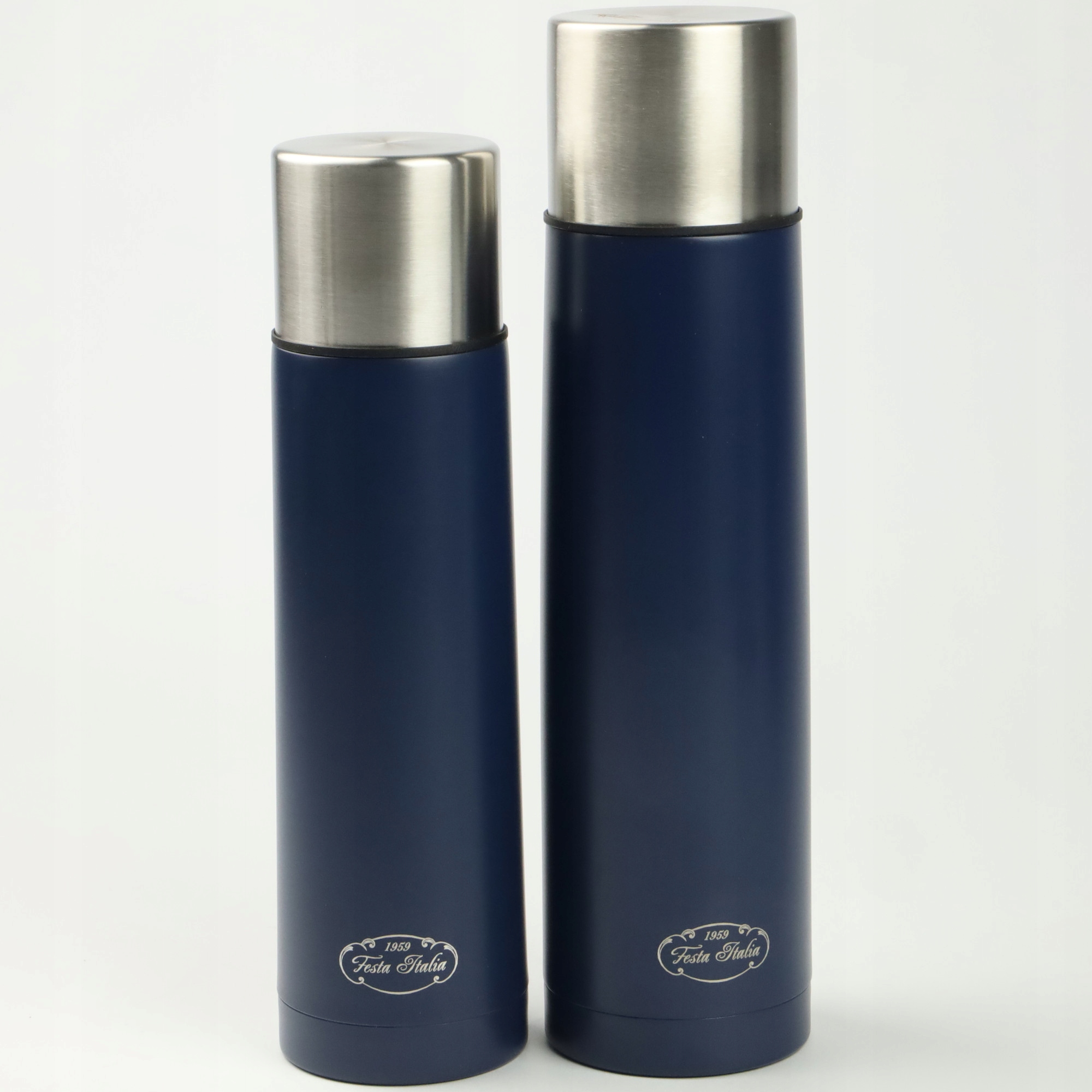 TERMOS GRANATOWY TERMICZNY 750ML STAL NIERDZEWNA BIDON NA GORĄCE NAPOJE