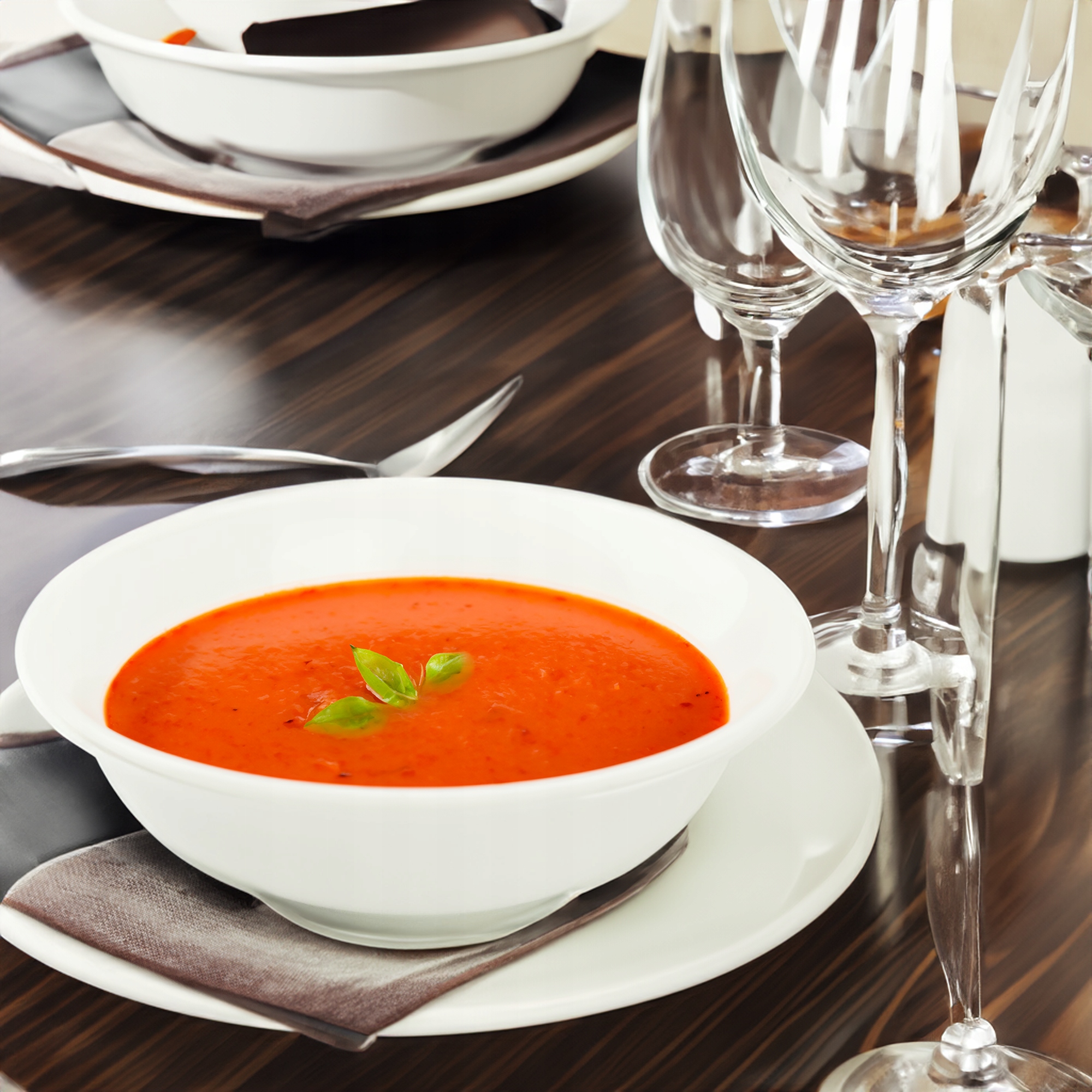 GŁĘBOKI TALERZ NA ZUPĘ DO OBIADU PORCELANOWY BIAŁY 22 CM