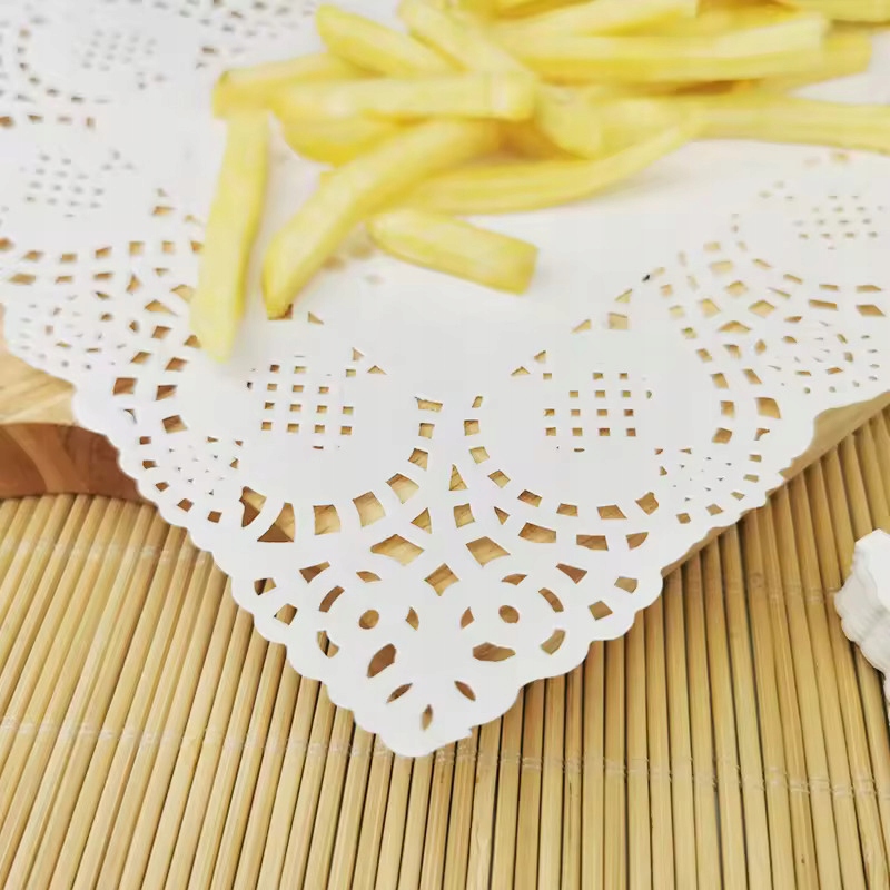 PODKŁAD PAPIEROWY AŻUROWY POD CIASTO TORT 25x35CM OZDOBNA SERWETKA