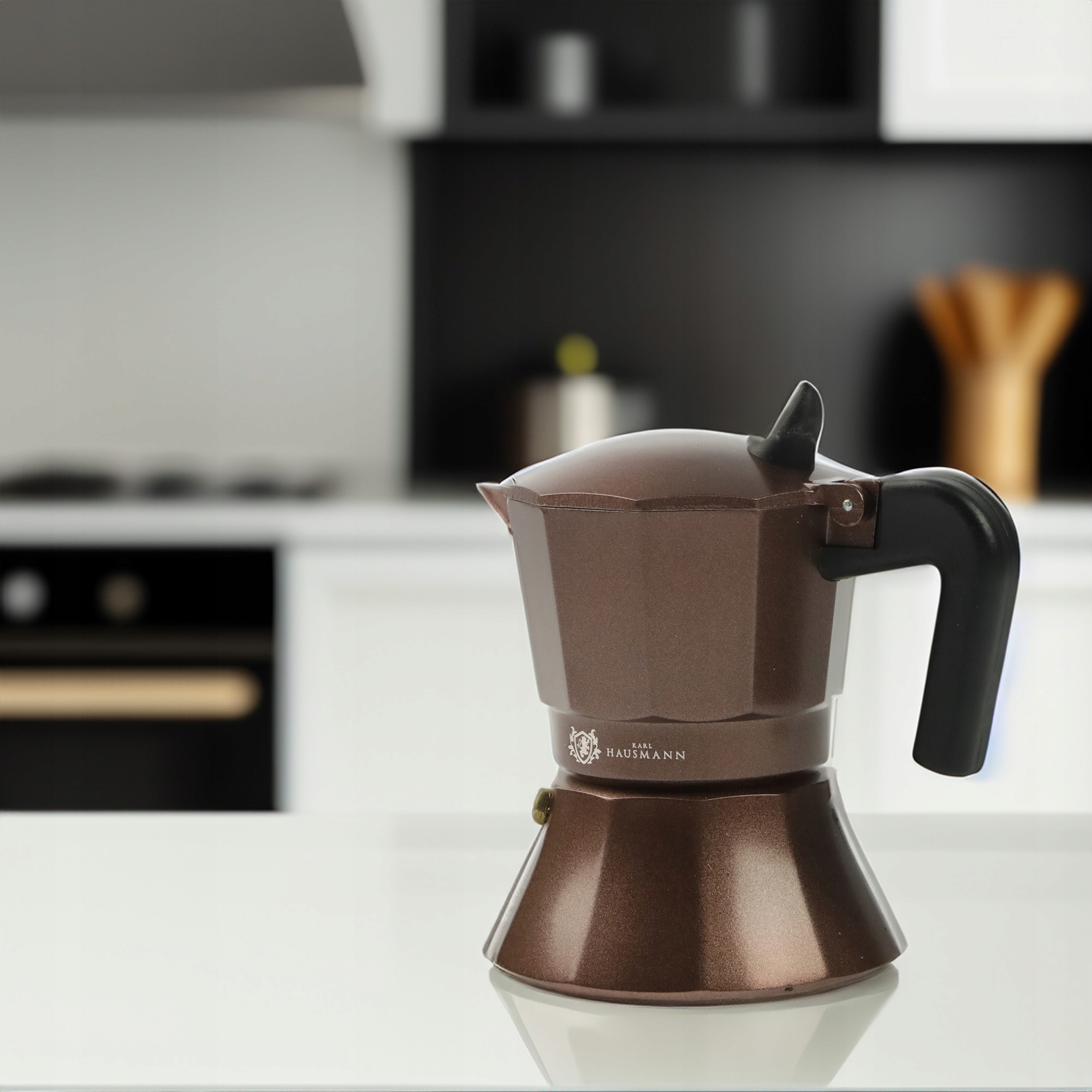 KAWIARKA ALUMINIOWA ZAPARZACZ DO KAWY KAFIETERKA WŁOSKA MOKA NA 3 KAWY