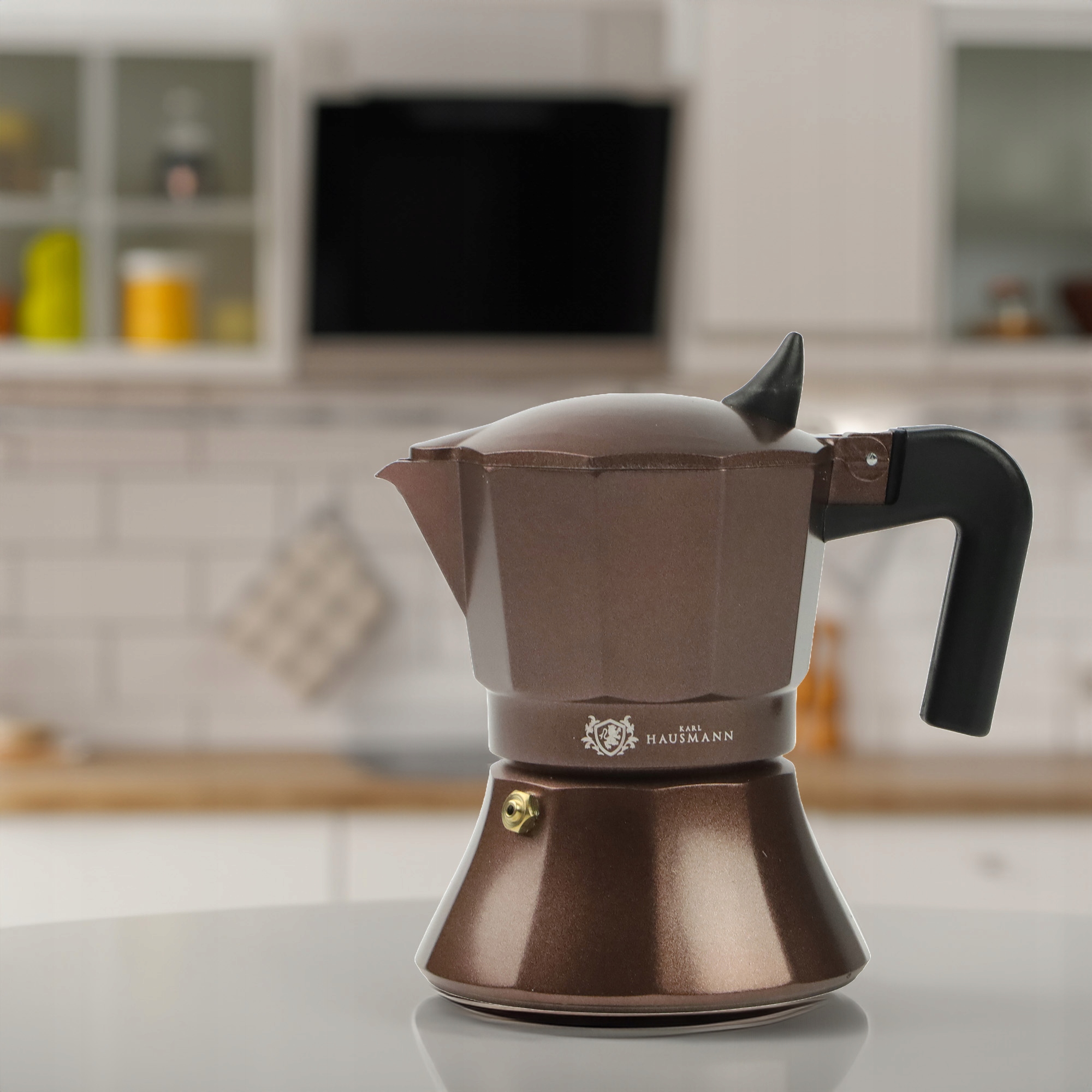 KAWIARKA ALUMINIOWA ZAPARZACZ DO KAWY KAFIETERKA WŁOSKA MOKA NA 3 KAWY