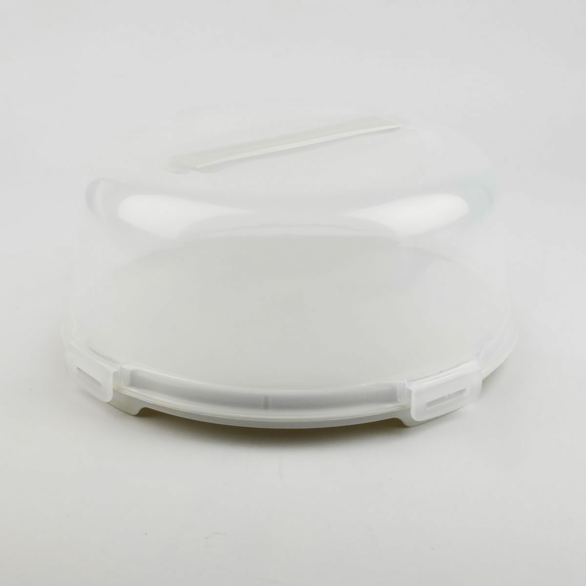 POJEMNIK NA CIASTO OKRĄGŁY 34x15cm KOLOR ECRU Z UCHWYTEM