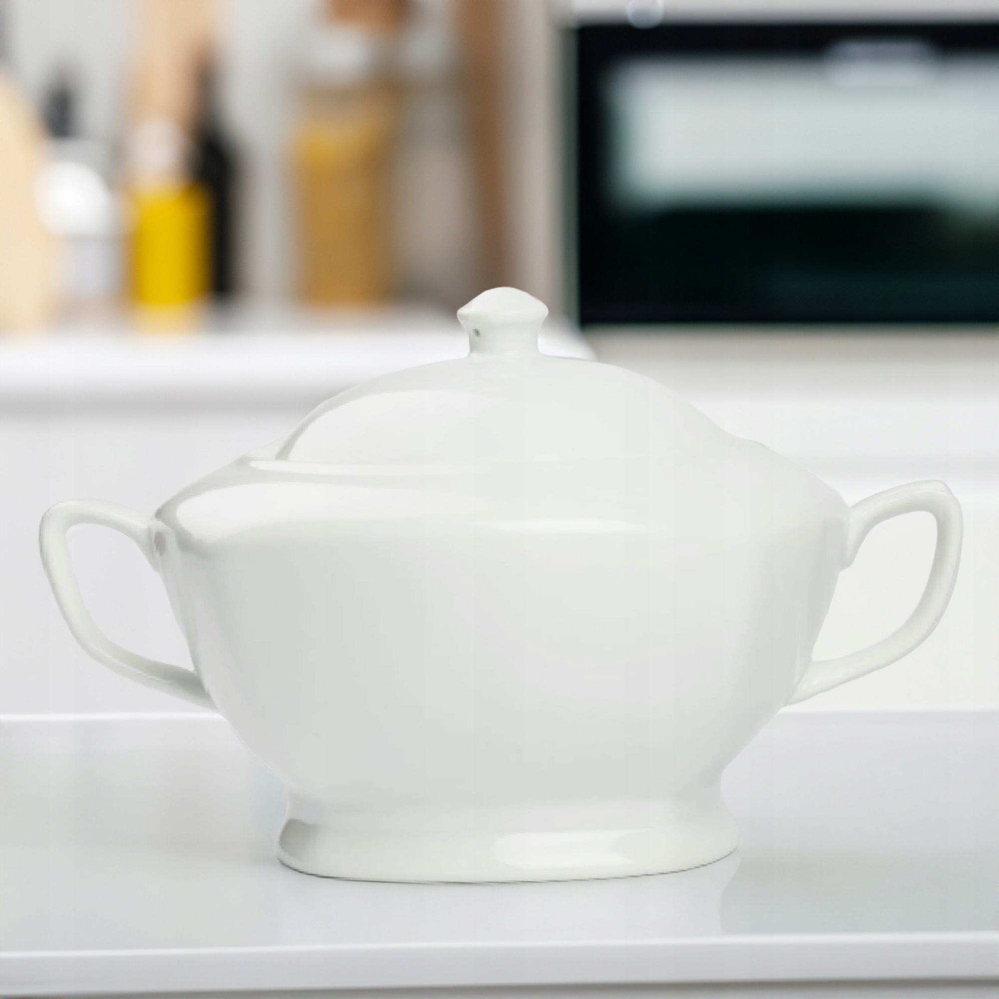 WAZA DO ZUPY PORCELANOWA 2,8L BIAŁA - ELEGANCKIE NACZYNIE STOŁOWE