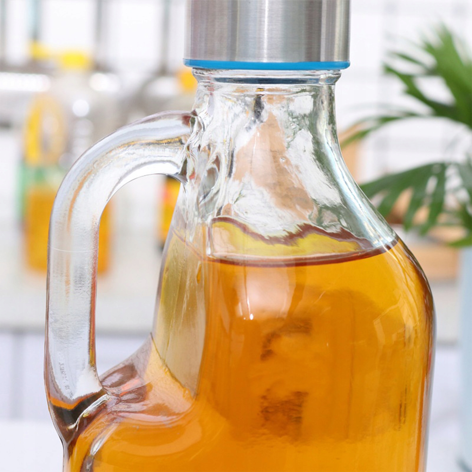 KARAFKA SZKLANA NA WODĘ SOK LEMONIADĘ MLEKO 1L BUTELKA Z ZAKRĘTKĄ