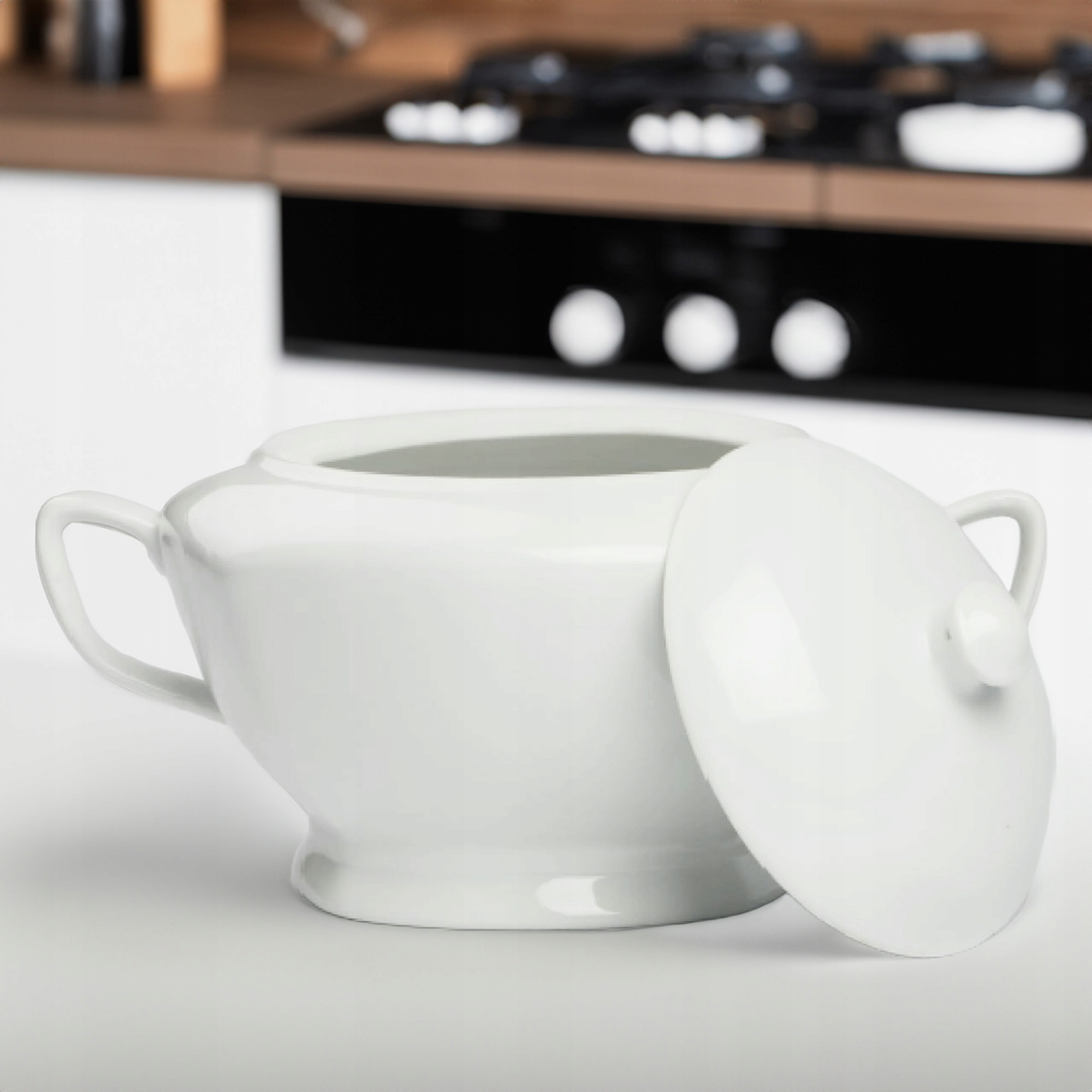 WAZA DO ZUPY PORCELANOWA 2,8L BIAŁA - ELEGANCKIE NACZYNIE STOŁOWE