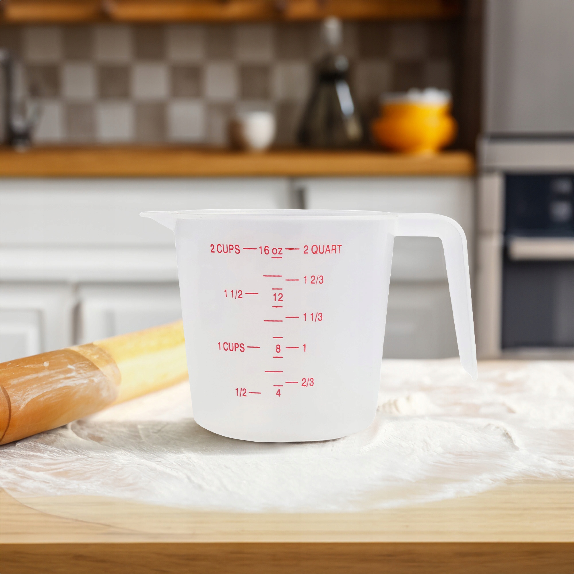 DZBANEK PLASTIKOWY Z MIARKĄ 500 ML IDEALNY DO PRECYZYJNEGO ODMIERZANIA