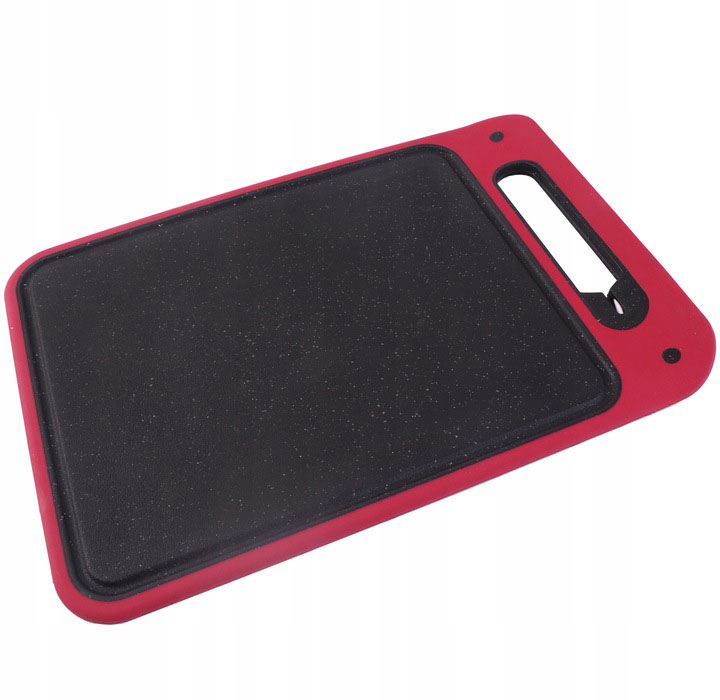 DESKA DO KROJENIA WARZYW OWOCÓW MIĘSA Z OSTRZAŁKĄ DO NOŻY UCHWYTEM KUCHENNA