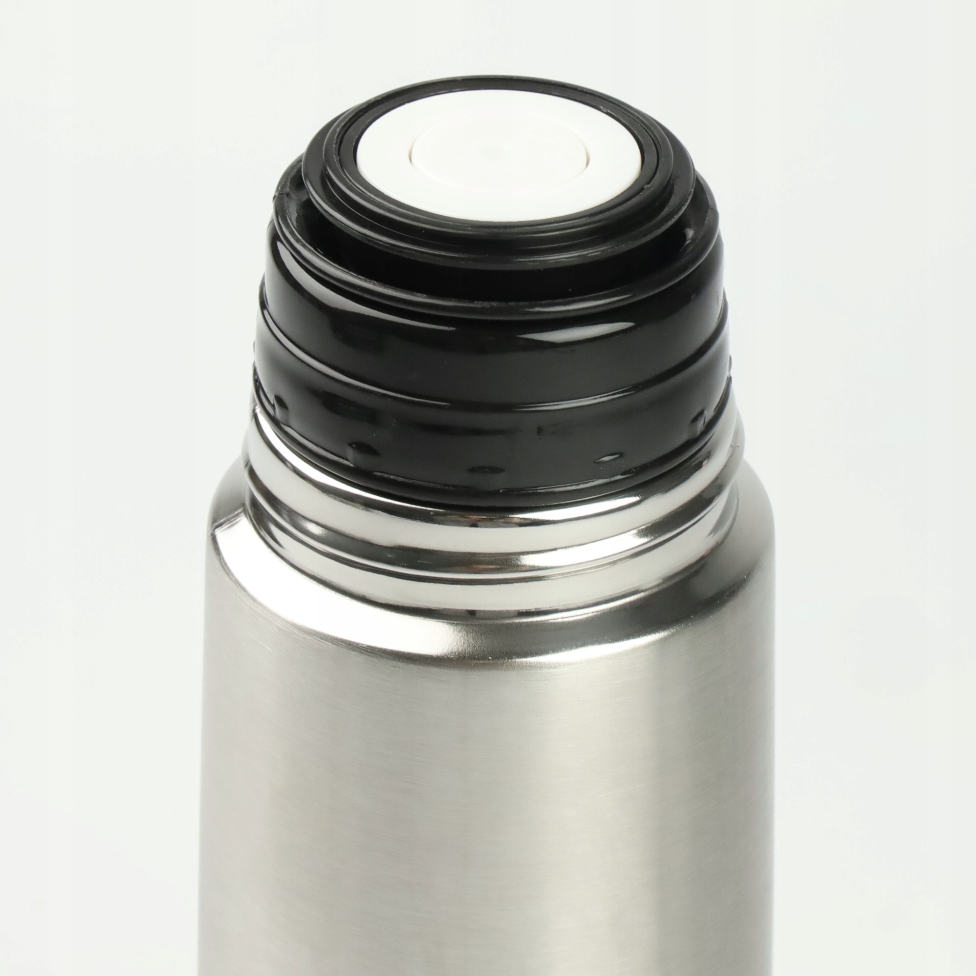 TERMOS SREBRNY TERMICZNY 750ML STAL NIERDZEWNA BIDON NA GORĄCE NAPOJE