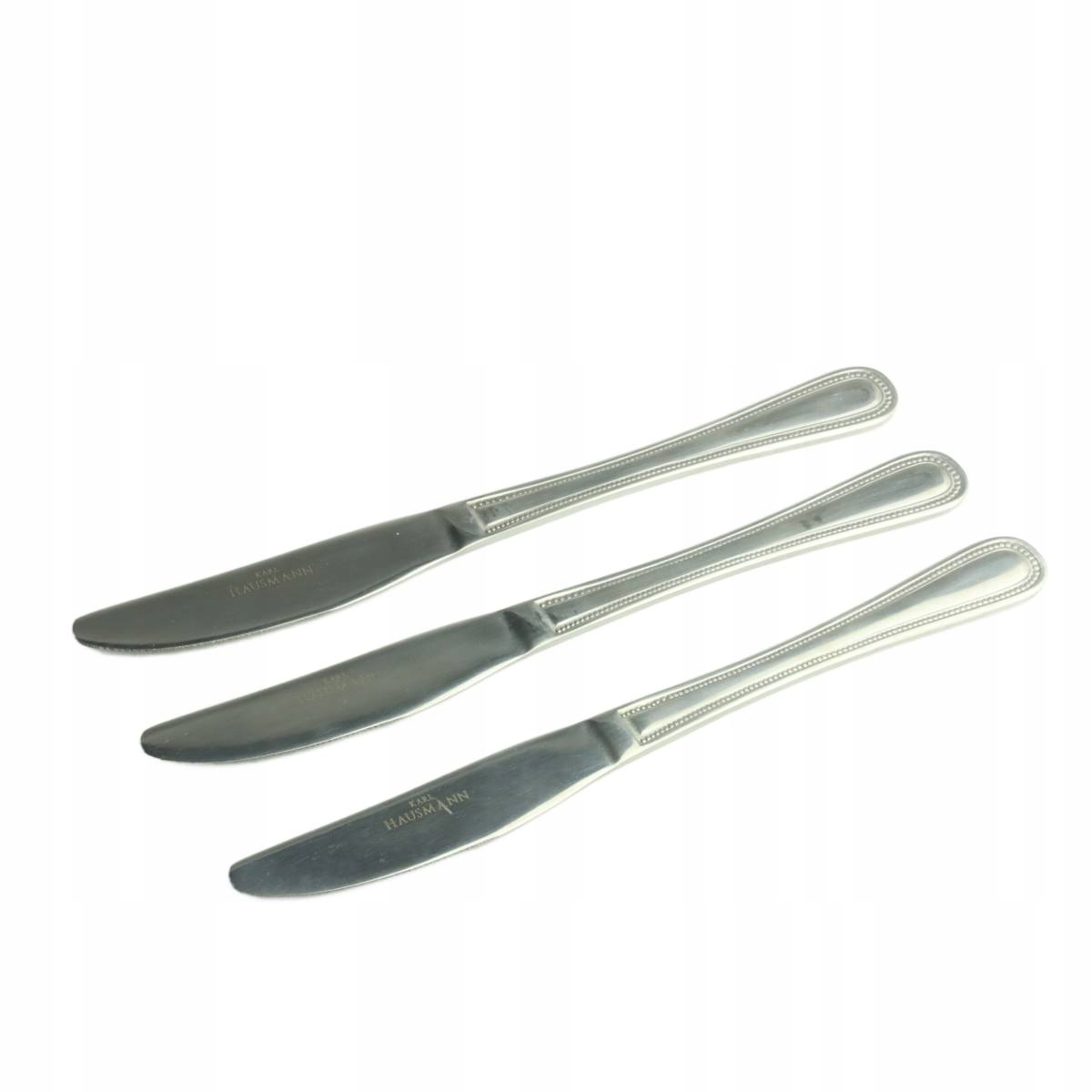 KPL. NOŻY OBIADOWYCH OLIVIA 3SZT STAL NIERDZEWNA NÓŻ STOŁOWY WYSOKA JAKOŚĆ