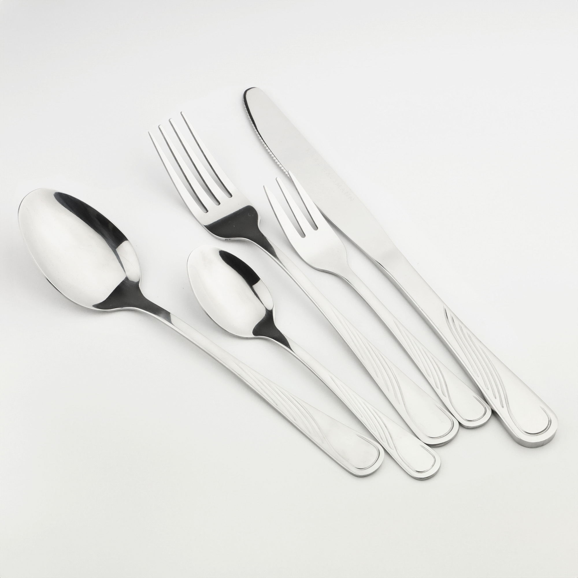 ZESTAW SZTUĆCÓW 30 ELEMENTÓW DLA 6 OSÓB KPL SZTUĆCE NIERDZEWNE W PUDEŁKU