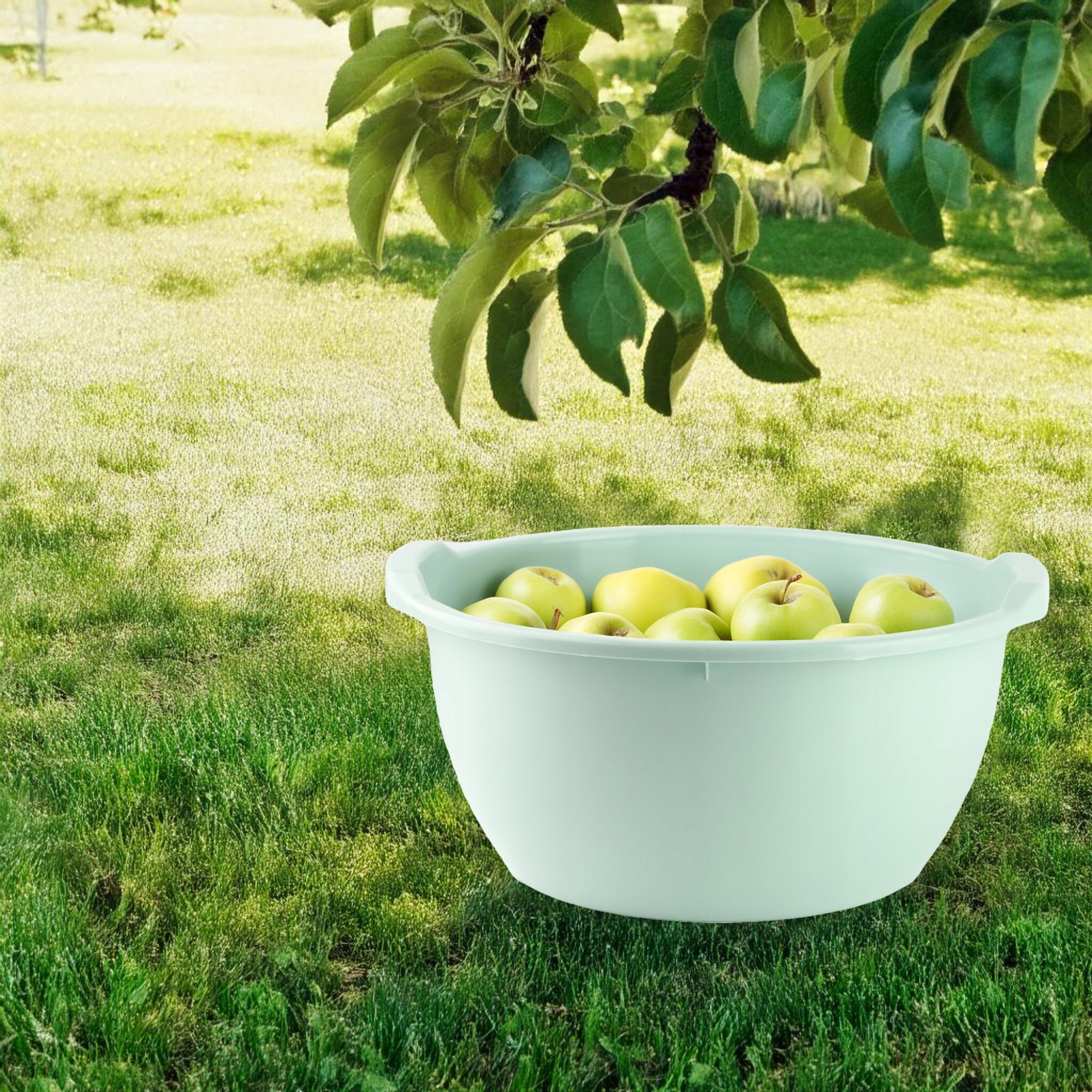 MISKA OKRĄGŁA UNIWERSALNA MISA DO ŁAZIENKI OGRODU NA PRANIE 44L NIEBIESKA