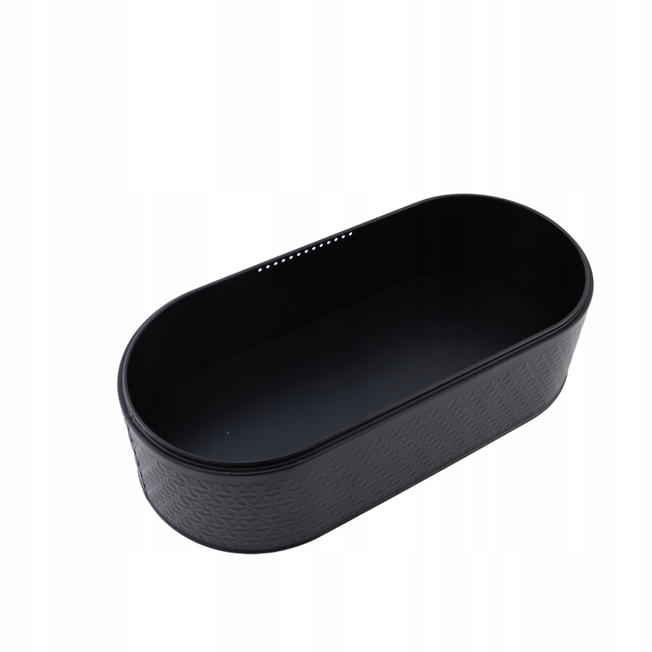 Chlebak pojemnik na pieczywo na chleb bułki stalowy deska bambusowa czarny