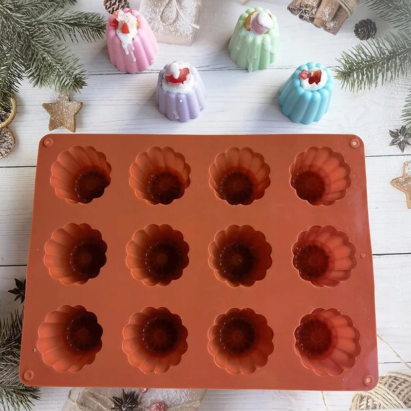 FORMA DO PIECZENIA MUFFINEK CIASTEK BABECZEK 12 sztuk SILIKONOWA 29x20 cm