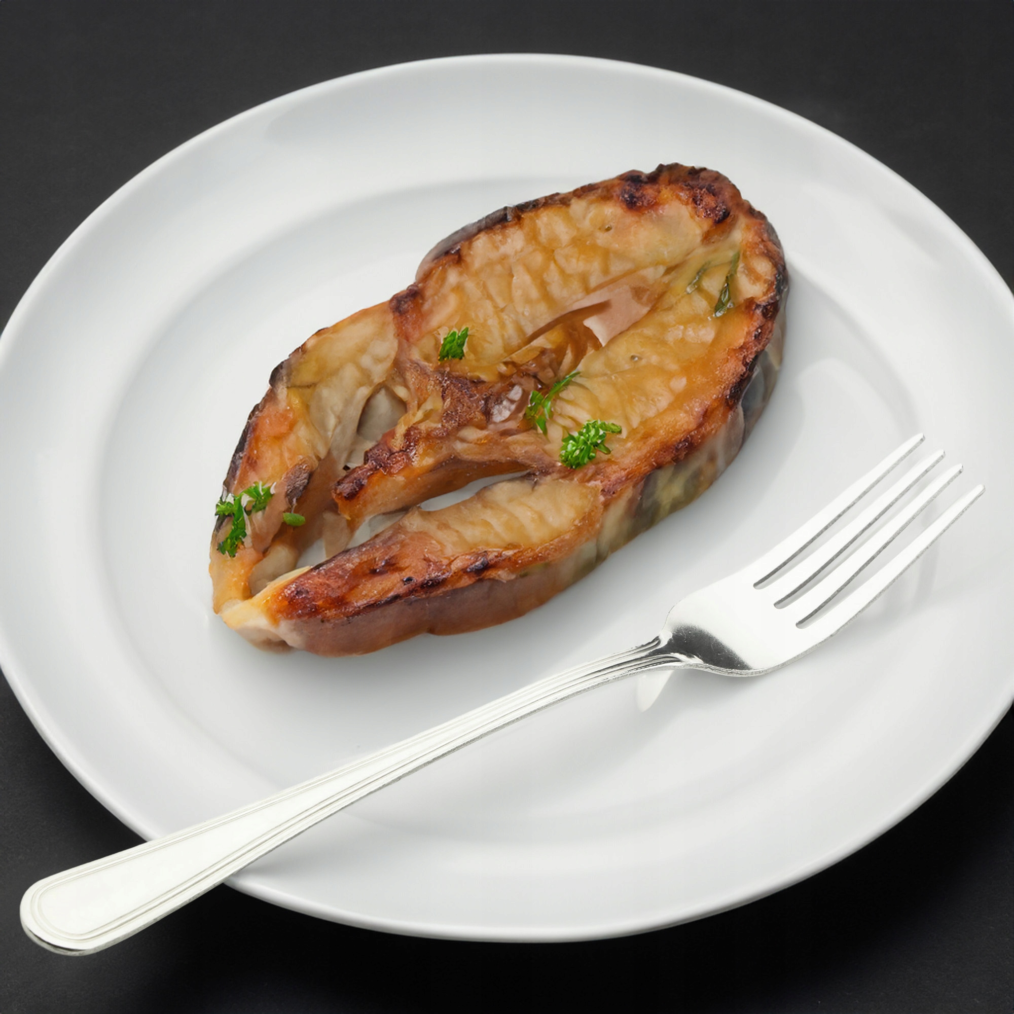 WIDELCE OBIADOWE STOŁOWE DO OBIADU SREBRNE KOMPLET 6 SZT STAL NIERDZEWA