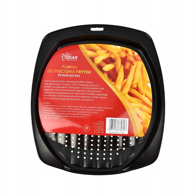 Blacha forma taca do pieczenia frytek warzyw chips