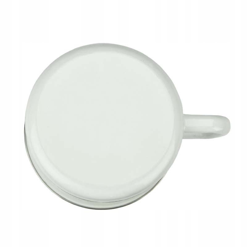 KUBEK DO MLEKA 10CM EMALIOWANY Z POKRYWKĄ INDUKCJA