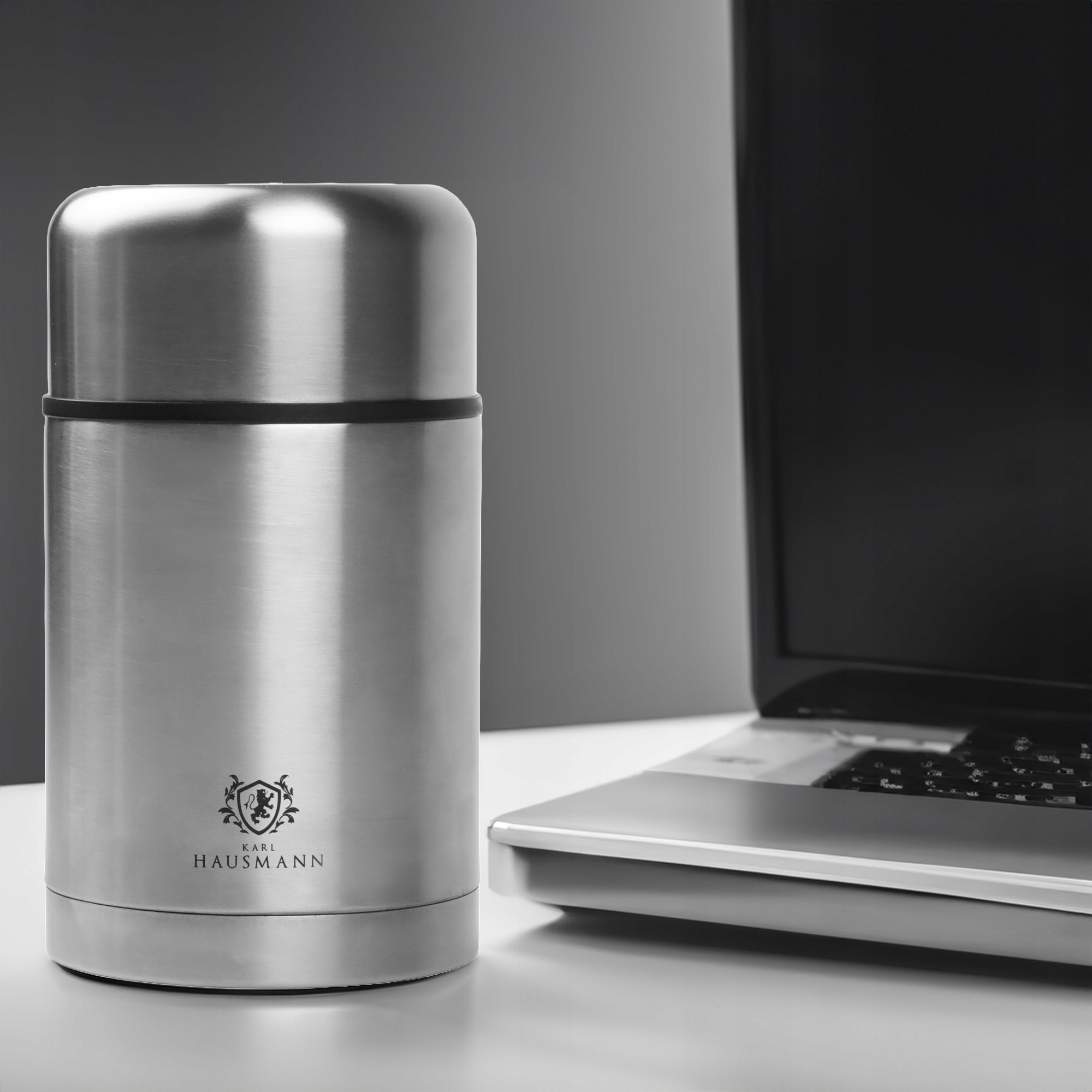 TERMOS OBIADOWY TERMICZNY POJEMNIK NA ŻYWNOŚĆ DO PRACY SZKOŁY 750 ML STAL