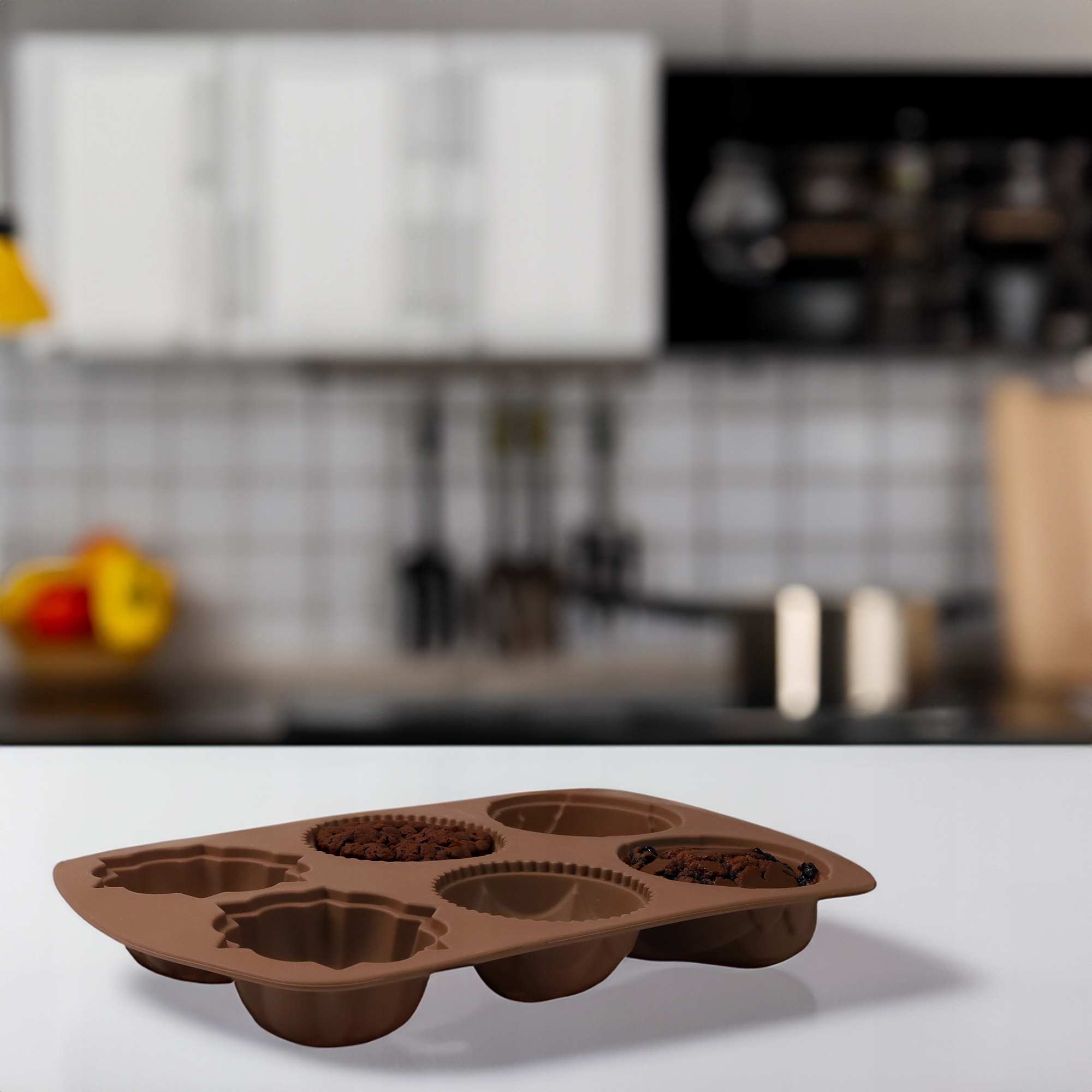 FORMA SILIKONOWA DO MUFFINEK MASY CUKIERNICZEJ CIASTA CZEKOLADY PRALIN