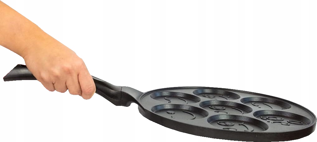 PATELNIA DO NALEŚNIKÓW PLACKÓW PANCAKES JAJEK HAMBURGERÓW ZE WZORAMI EMOJI