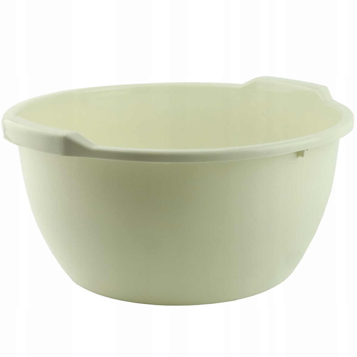 MISKA OKRĄGŁA UNIWERSALNA MISA DO ŁAZIENKI OGRODU NA PRANIE OWOCE 8L ECRU