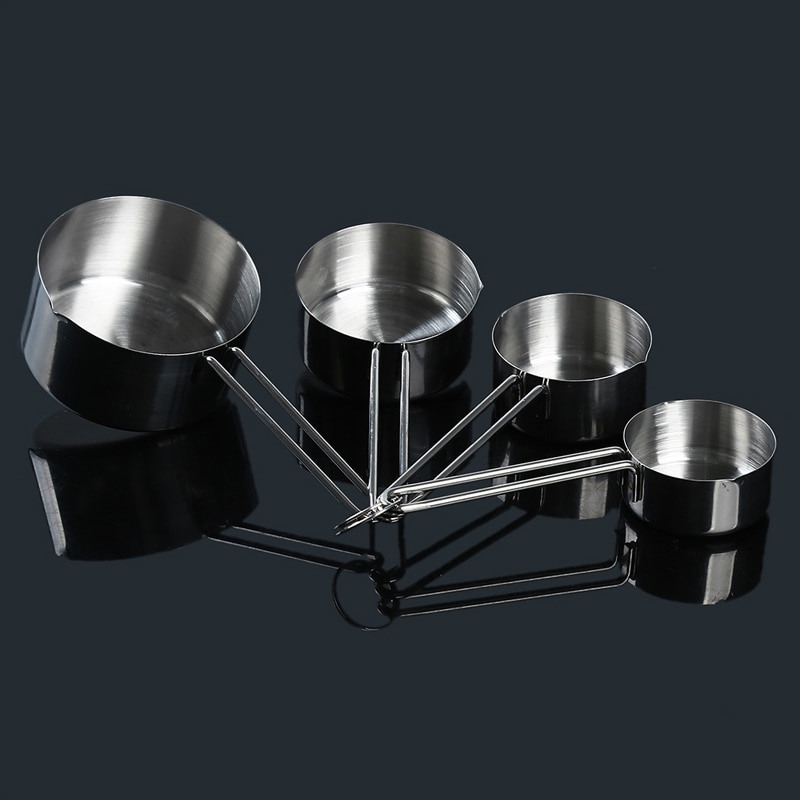 KOMPLET MIARKI KUCHENNE do odmierzania zestaw 4w1