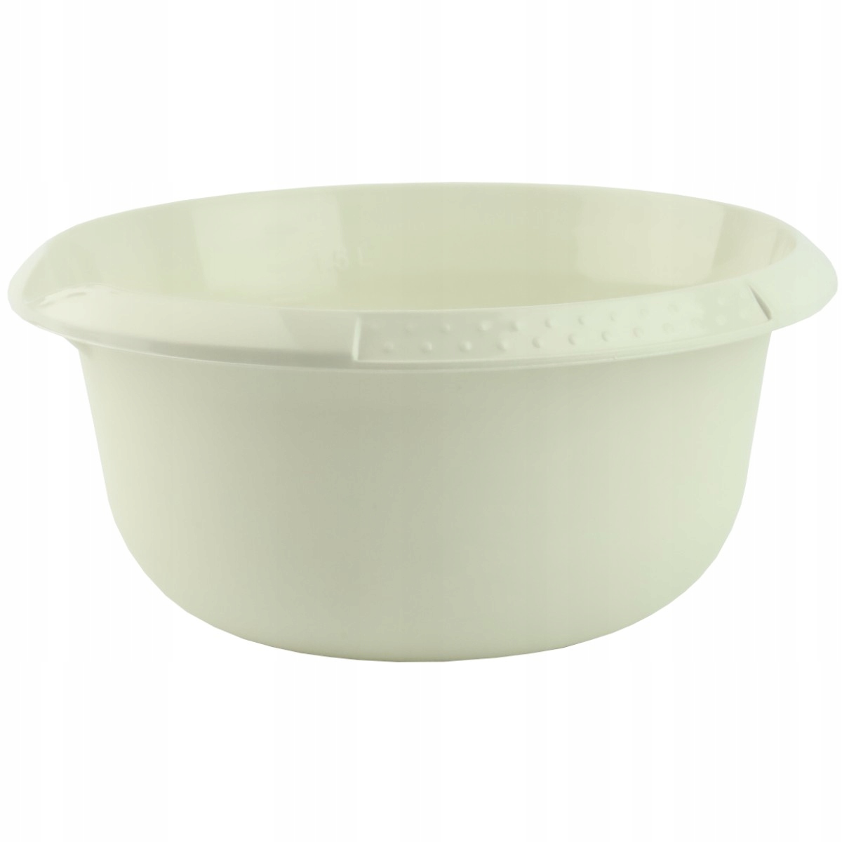 MISKA OKRĄGŁA UNIWERSALNA MISA DO KUCHNI OGRODU NA WARZYWA OWOCE 3L ECRU