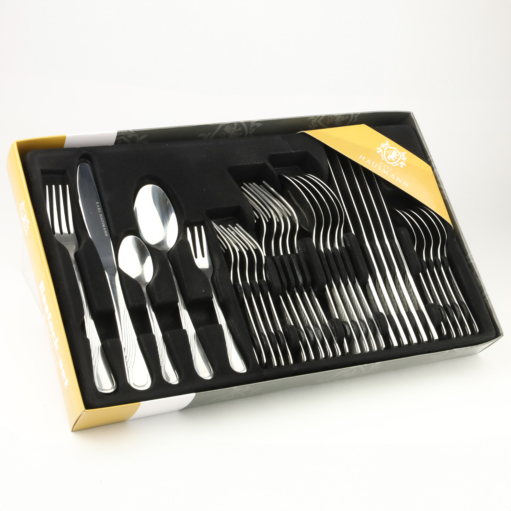 ZESTAW SZTUĆCÓW 30 ELEMENTÓW DLA 6 OSÓB KPL SZTUĆCE NIERDZEWNE W PUDEŁKU