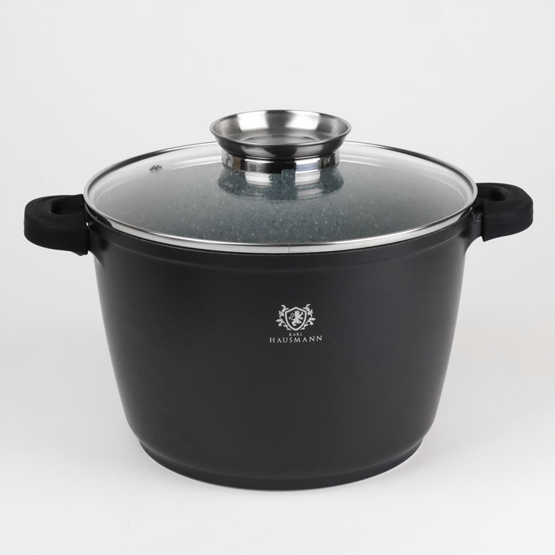 Set Pentole KARL HAUSMANN Fusion – 3 Pezzi In Acciaio Inox, Manico Rimovibile, Adatto A Induzione E Tutti I Piani Cottura