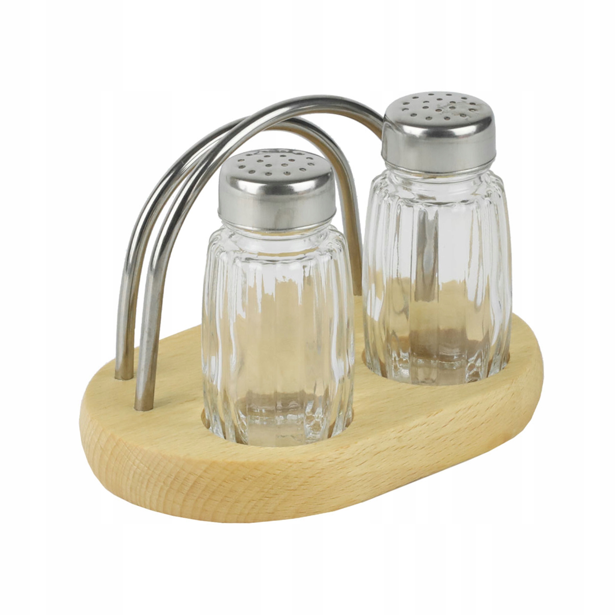 KPL SOLNICZKA PIEPRZNICZKA PRZYPRAWNIK POJEMNIKI NA SÓL PIEPRZ NA POSTAWCE