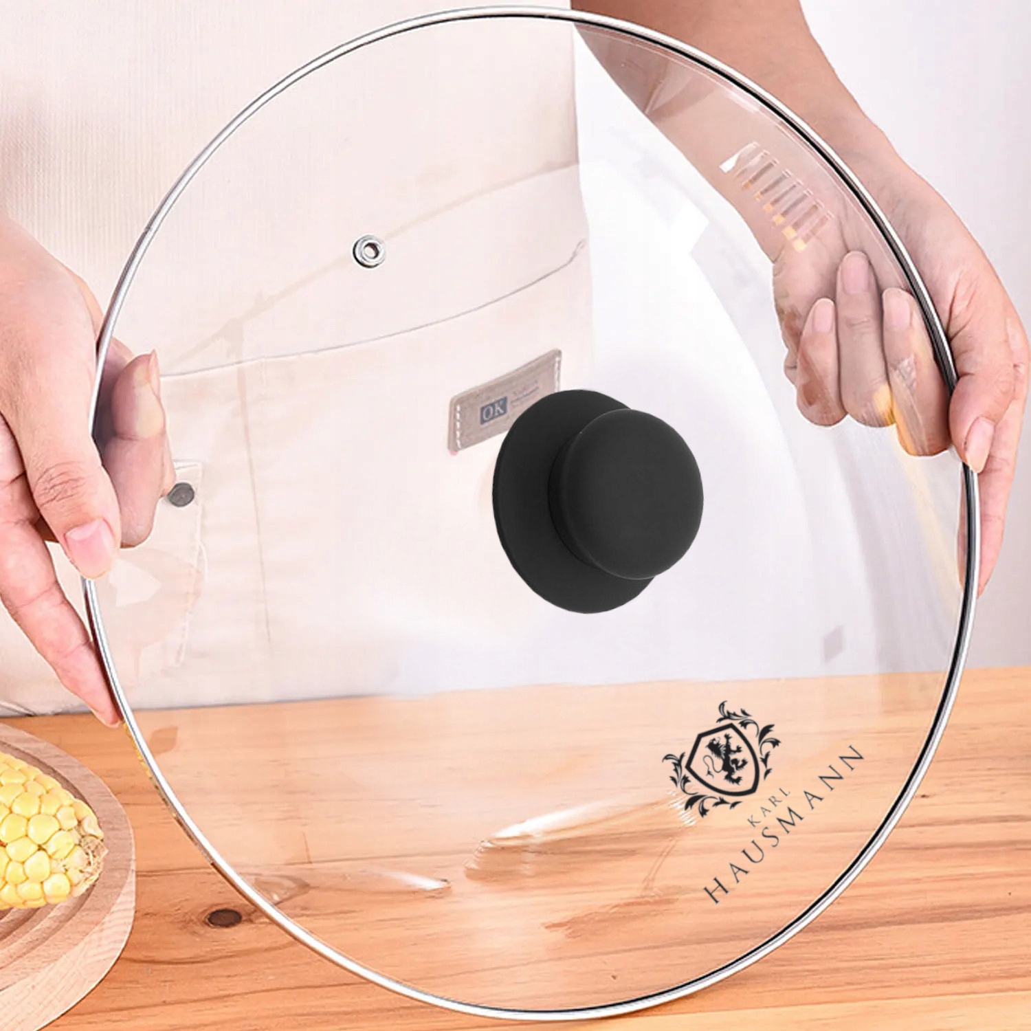 POKRYWA pokrywka SZKLANA do garnka garnków patelni rondli uniwersalna 30 cm