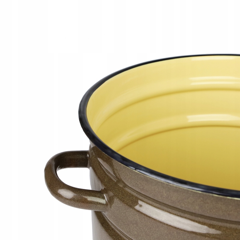 GARNEK EMALIOWANY POWDILAK 20 L Z POKRYWKĄ DO GOTOWANIA POTRAW PRZETWORÓW