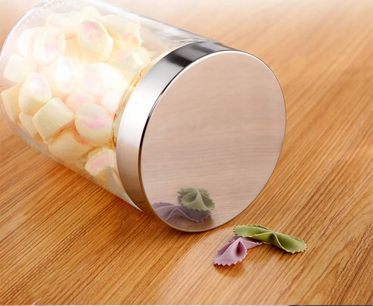 Słoik szklany do przechowywania żywności pokrywką