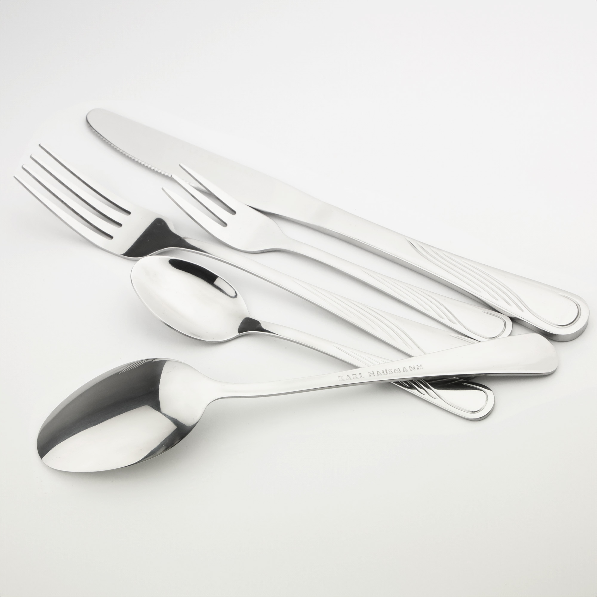 ZESTAW SZTUĆCÓW 30 ELEMENTÓW DLA 6 OSÓB KPL SZTUĆCE NIERDZEWNE W PUDEŁKU